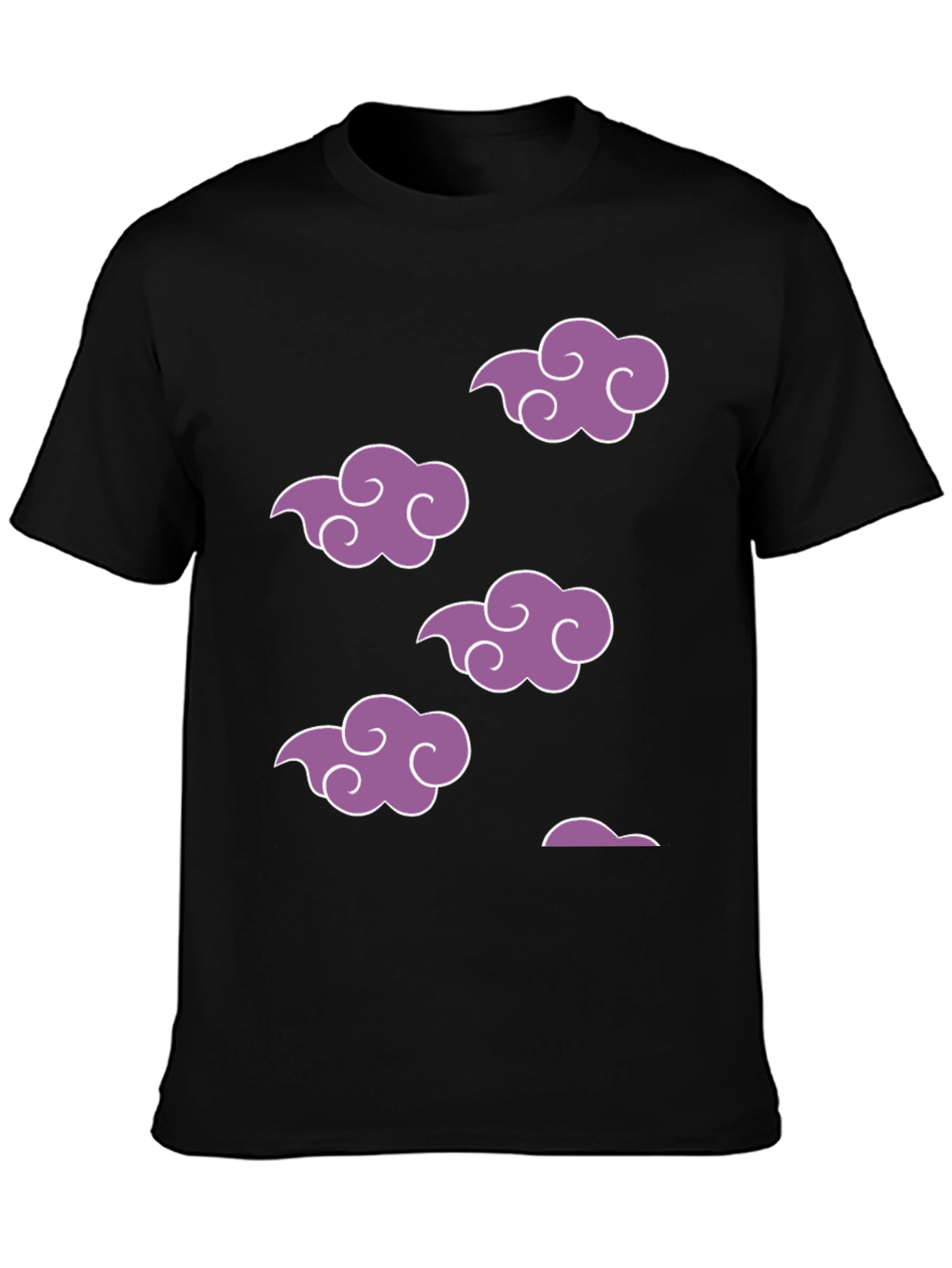 Black Akatsuki Cloud T-Shirt - Anime Inspired view 3