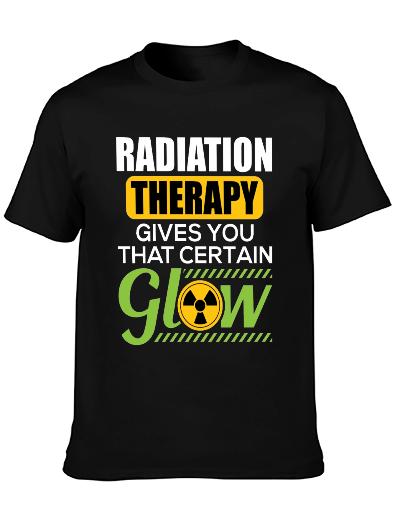 Black Radiation Therapy T-Shirt - That Certain Glow! view 3