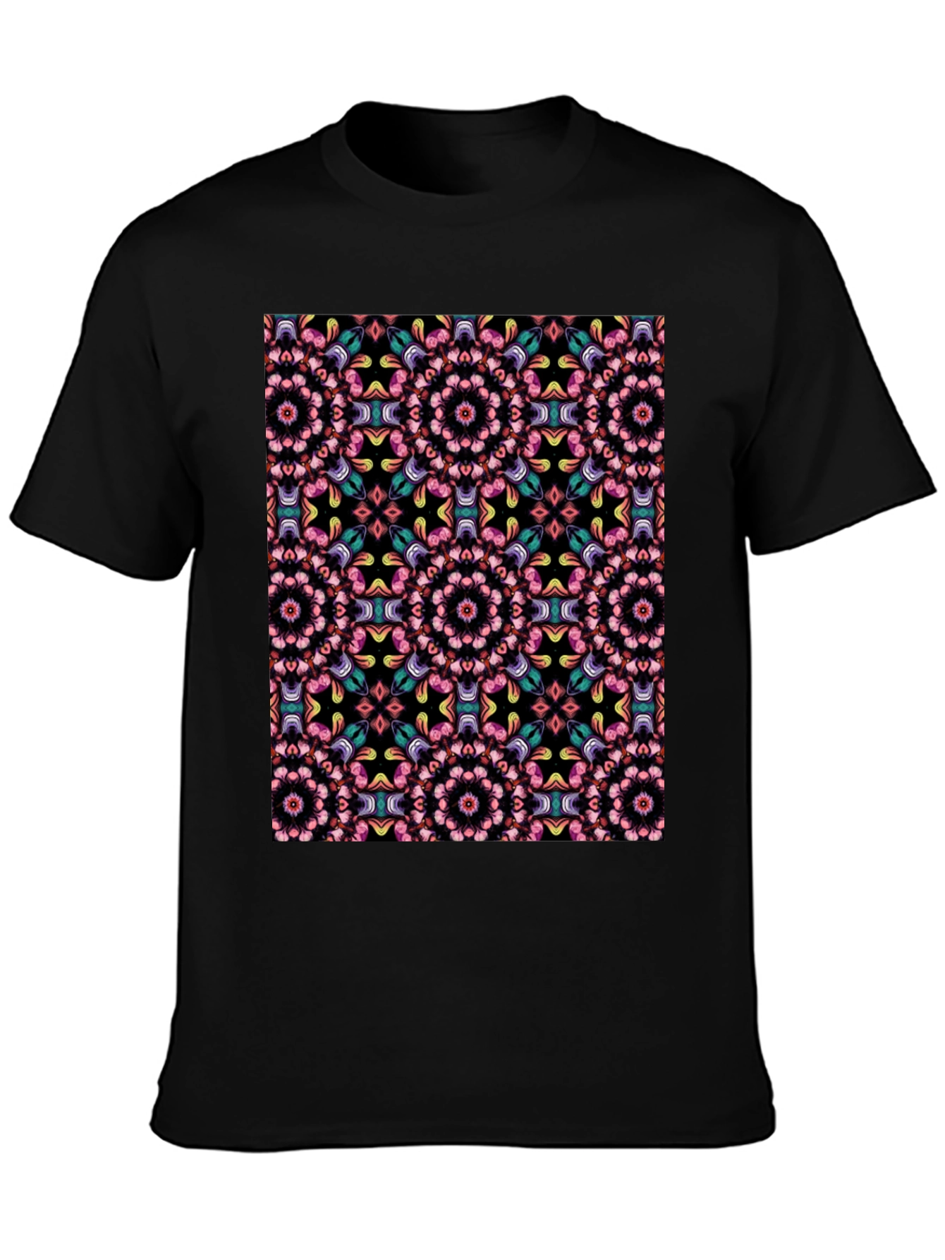 Black Kaleidoscope Dream Black Tee view 3