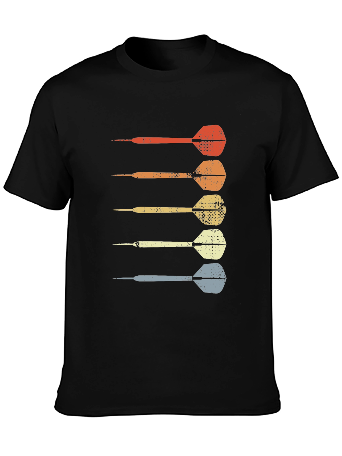 Retro Darts Graphic T-Shirt - Cool Casual Tee - 3