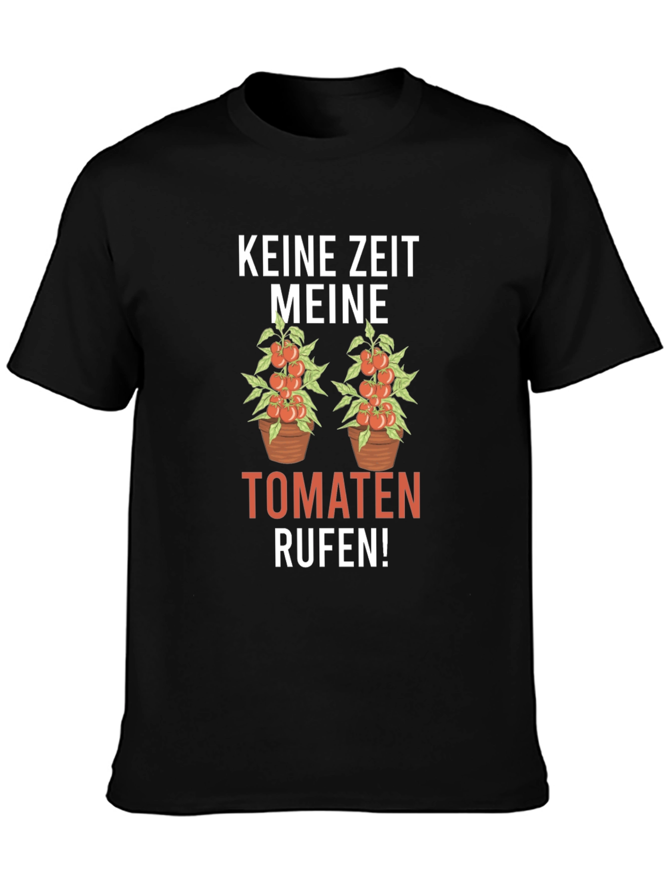 Black Tomato Calling T-Shirt - Gardening Enthusiast Tee view 3