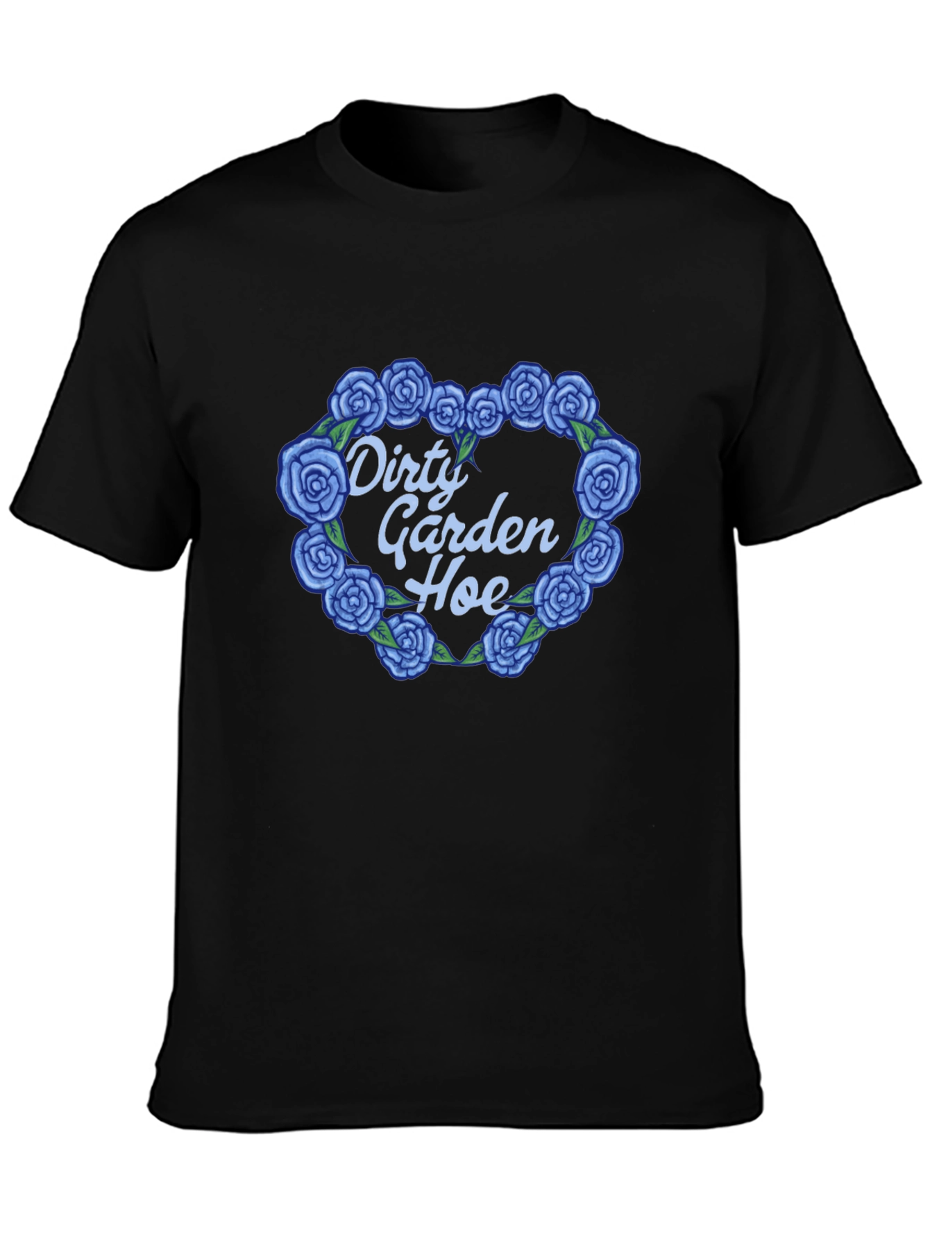 Black Dirty Garden Hoe Graphic T-Shirt view 3