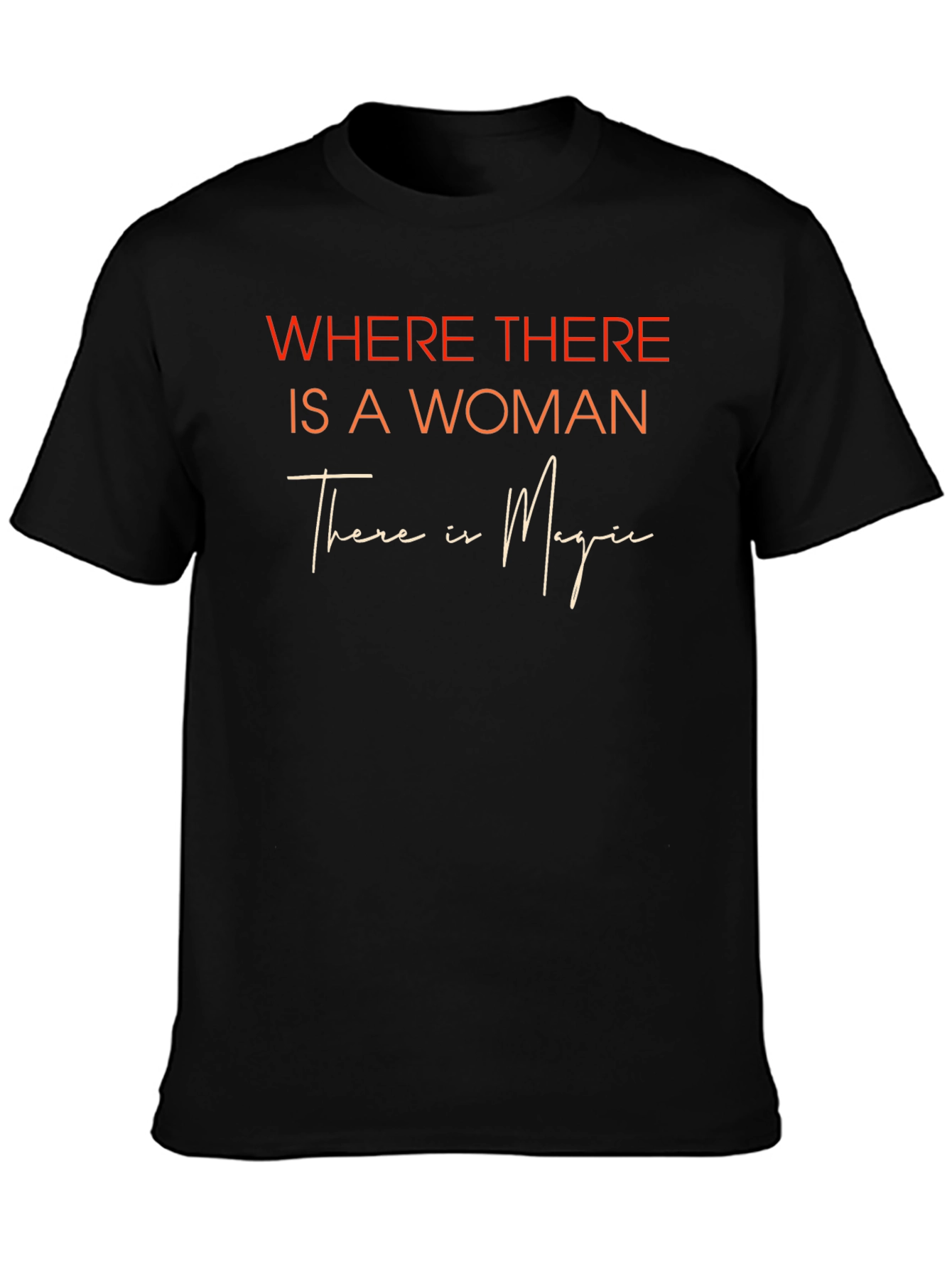 Black Woman Magic T-Shirt - Inspirational Graphic Tee view 3