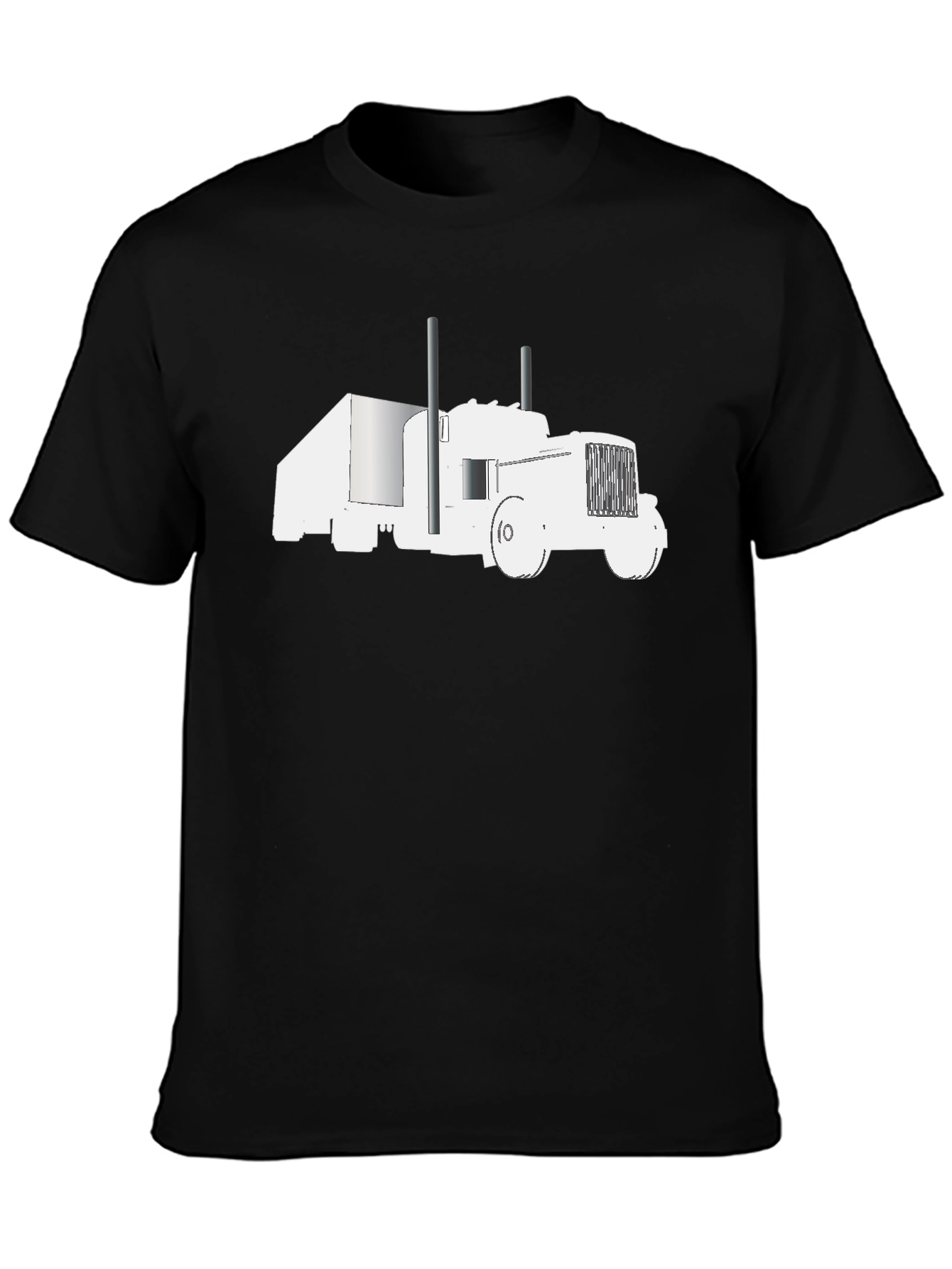 Black Truck Graphic Black Tee - Diesel Power Style view 3