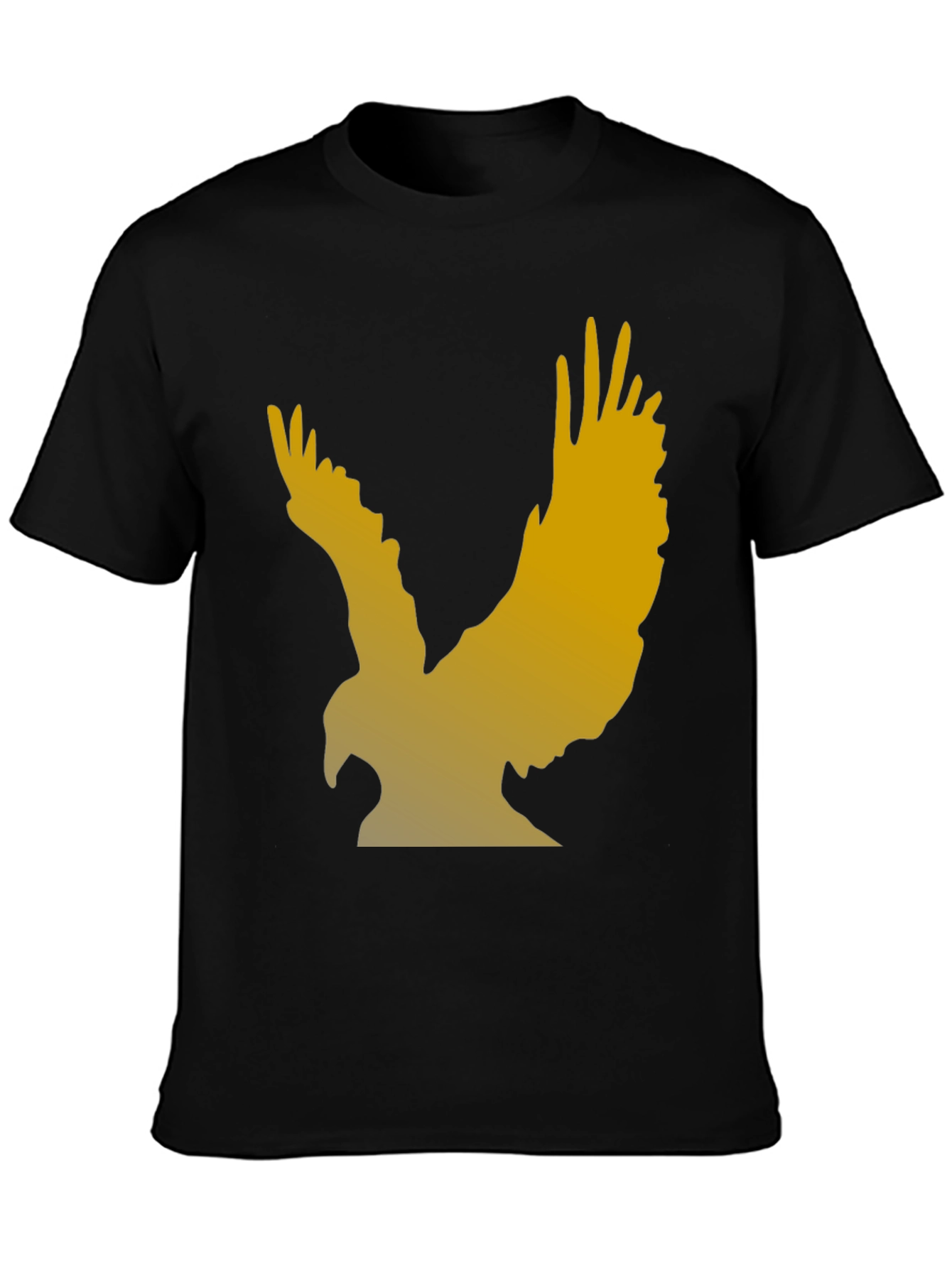 Black Eagle Graphic T-Shirt - Black view 3