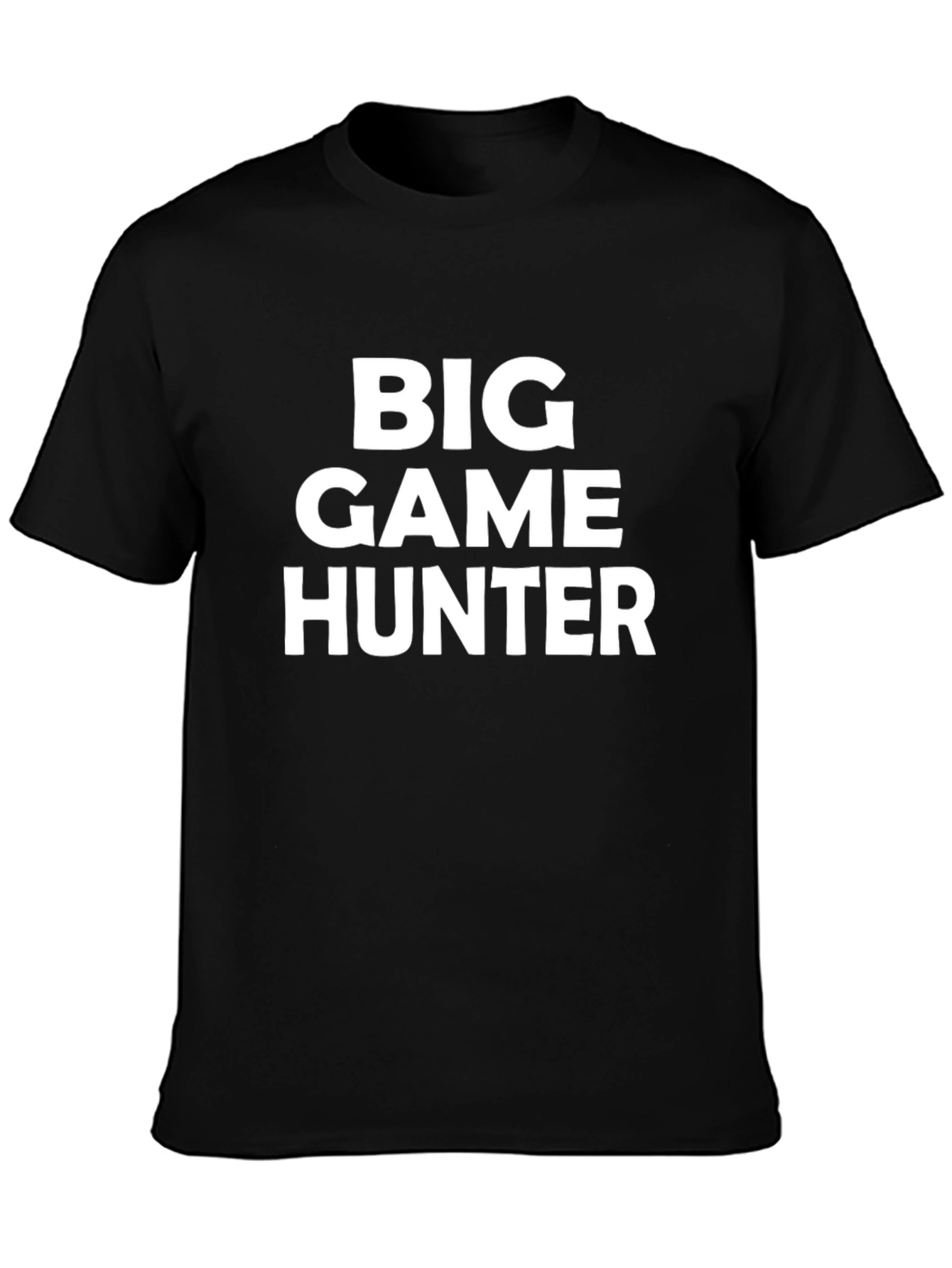 Black Big Game Hunter Black Graphic Tee view 3