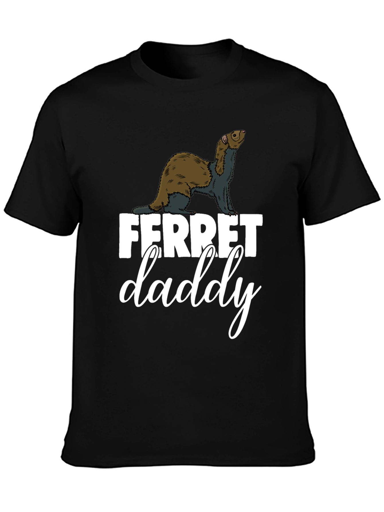 Black Ferret Daddy Graphic Tee view 3