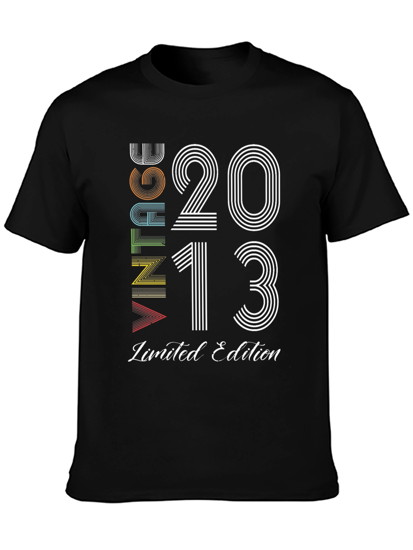 Black Vintage 2013 Limited Edition Graphic Tee view 3