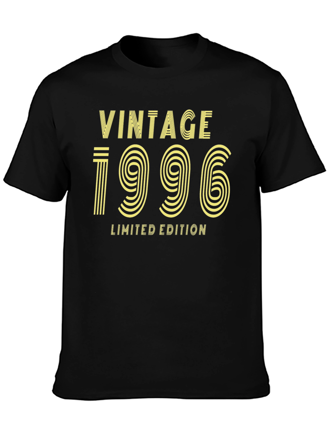 Black Vintage 1996 Limited Edition Black T-Shirt view 3