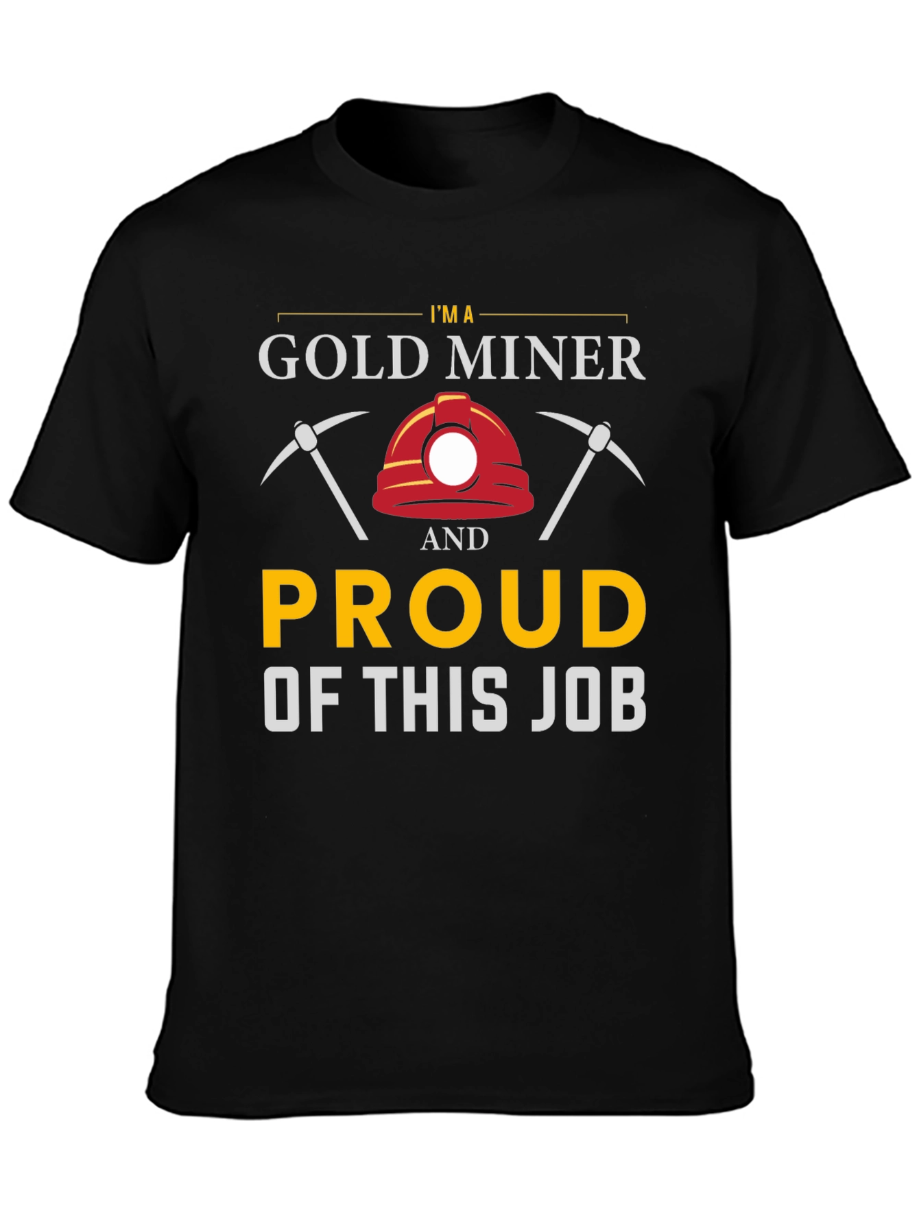 Black Gold Miner Pride T-Shirt view 3
