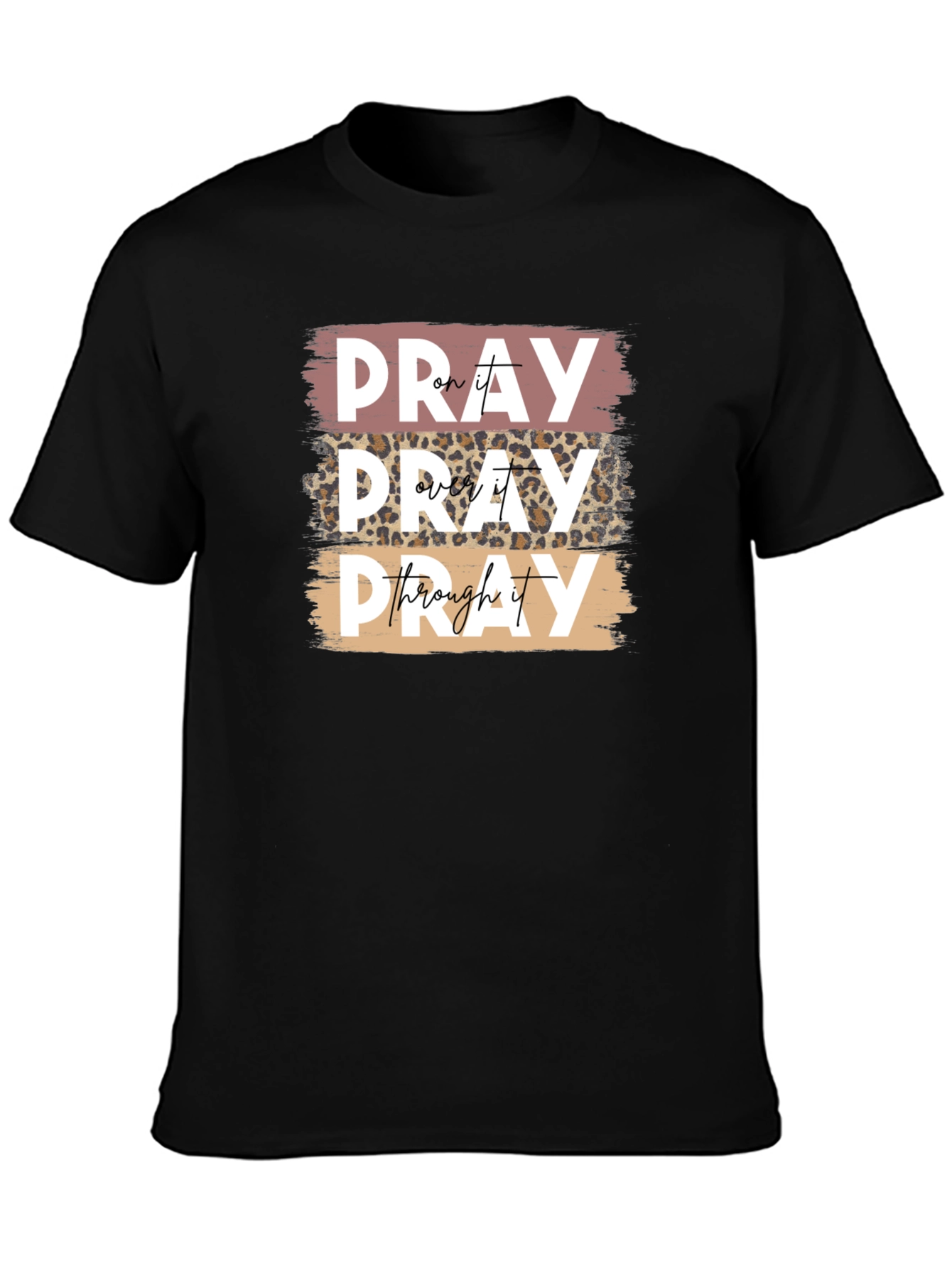 Black Pray On It T-Shirt view 3