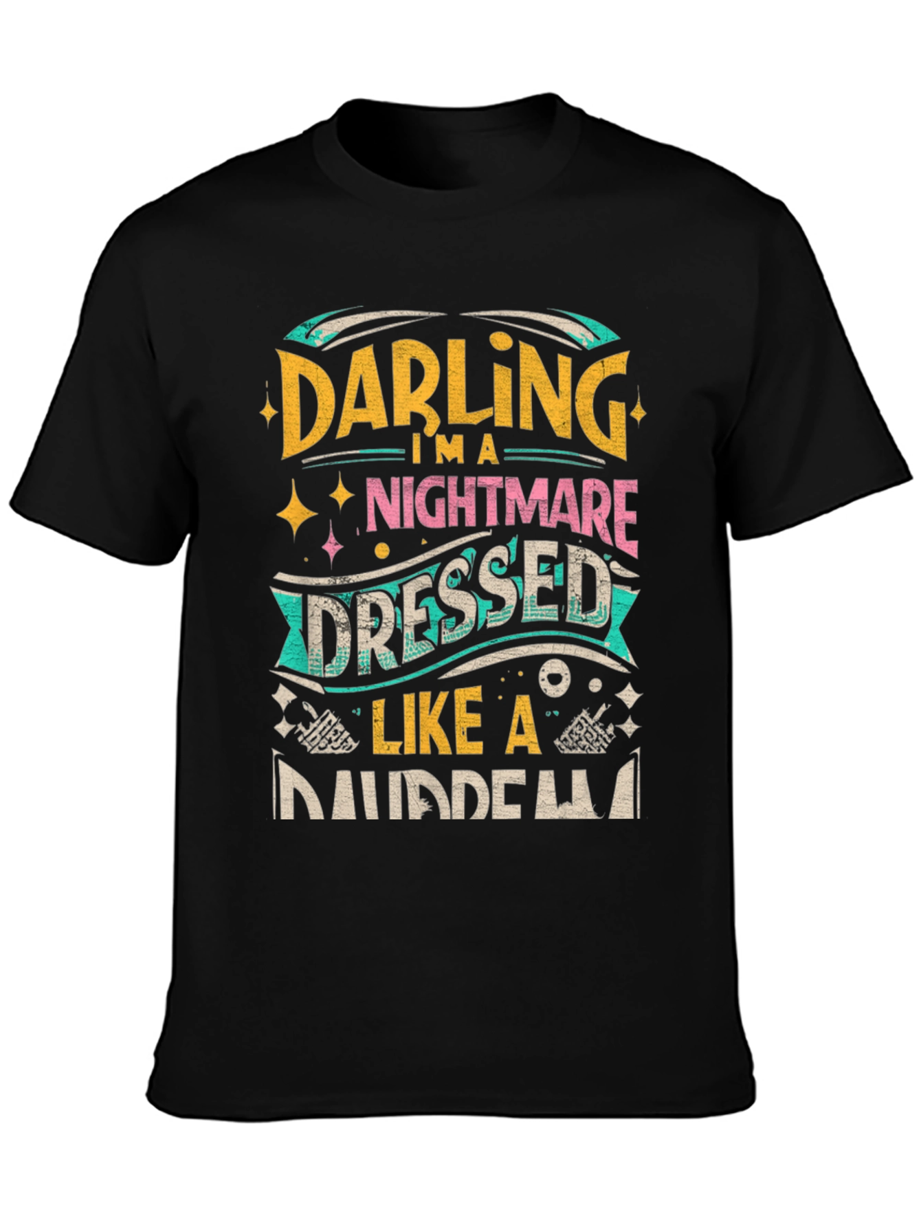 Black Darling Nightmare Graphic Tee view 3