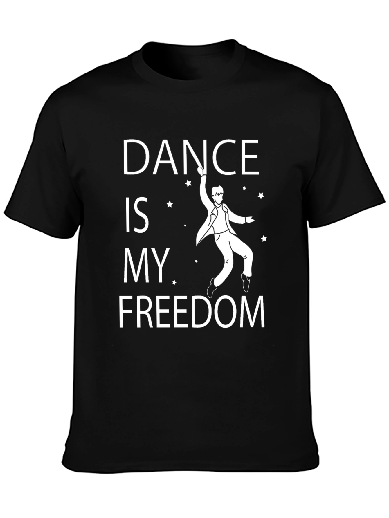 Black Dance Is My Freedom T-Shirt view 3