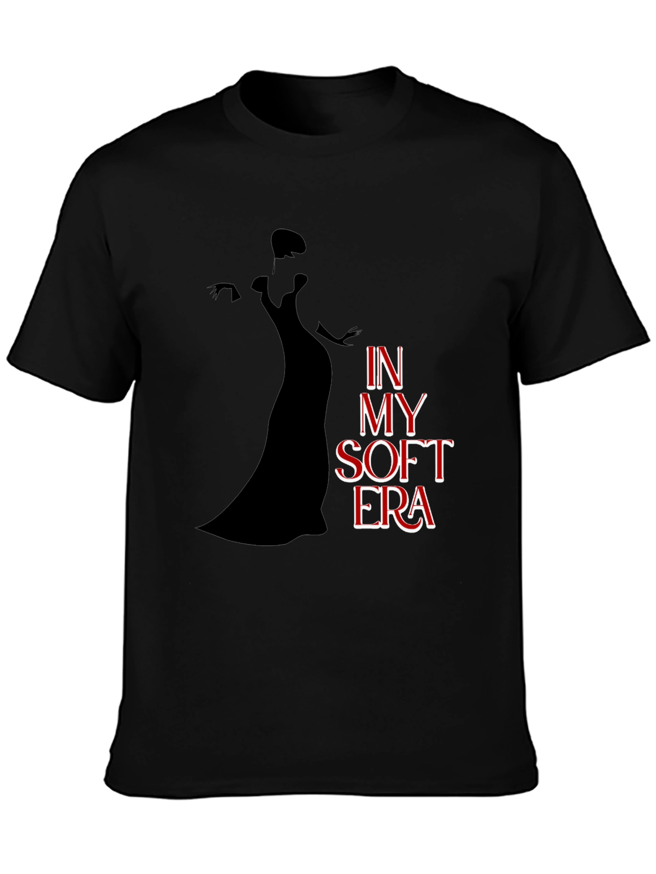 Black In My Soft Era Graphic Tee view 3