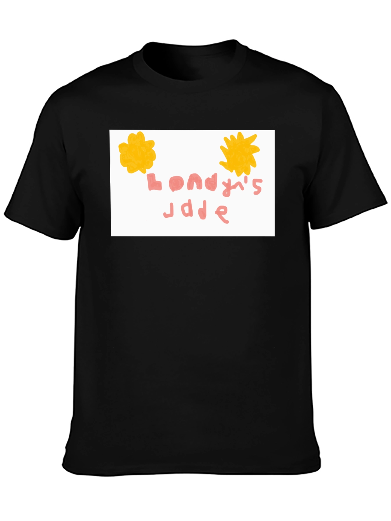 Black Unique Graphic T-Shirt - Londey's Jade view 3