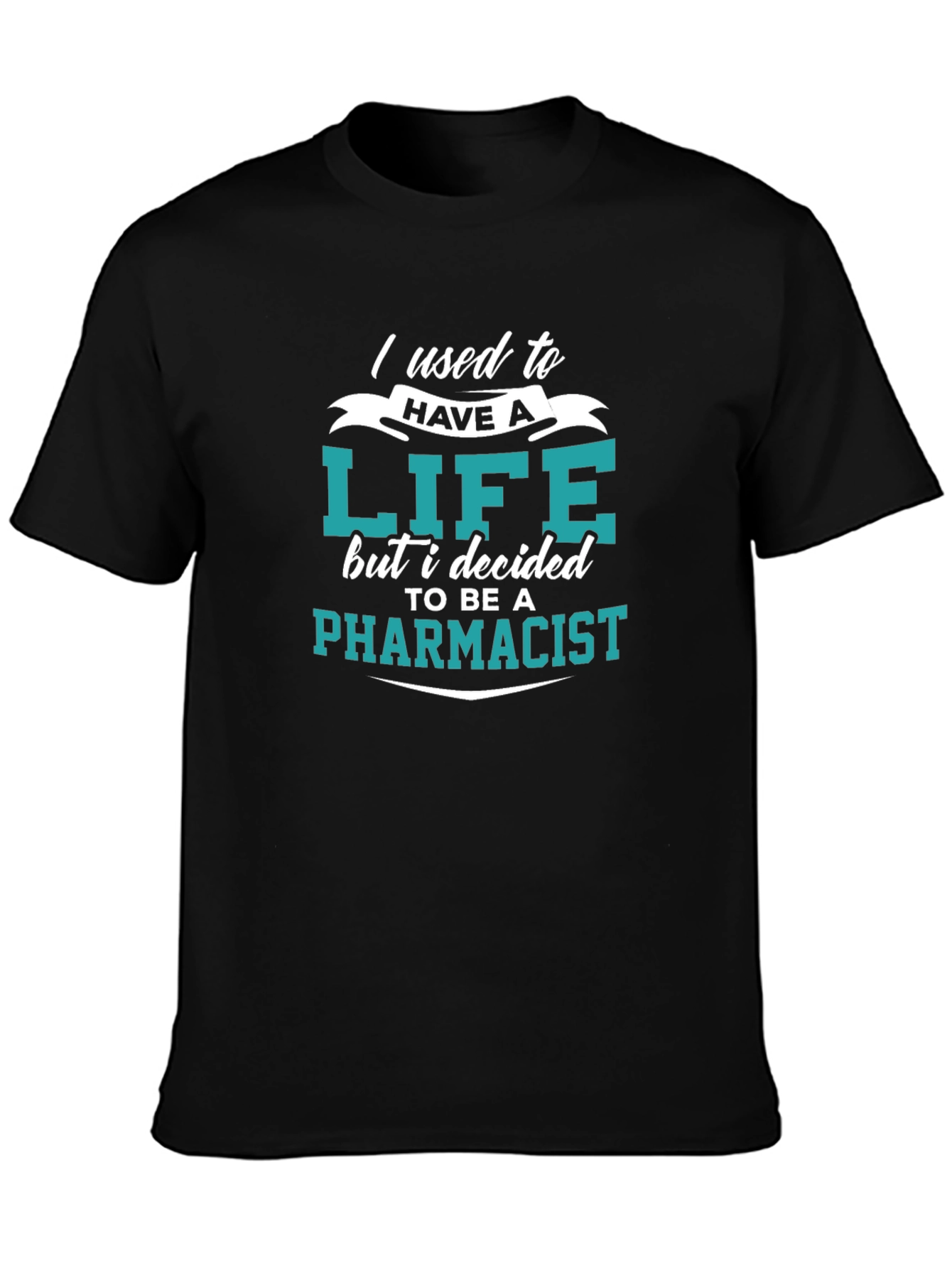 Black Pharmacist Life Funny T-Shirt view 3