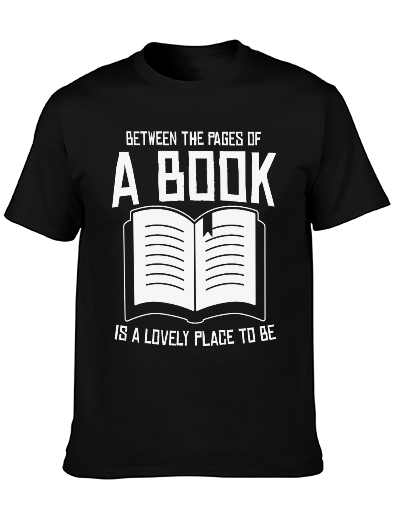 Black Book Lover's T-Shirt: A Lovely Place To Be view 3