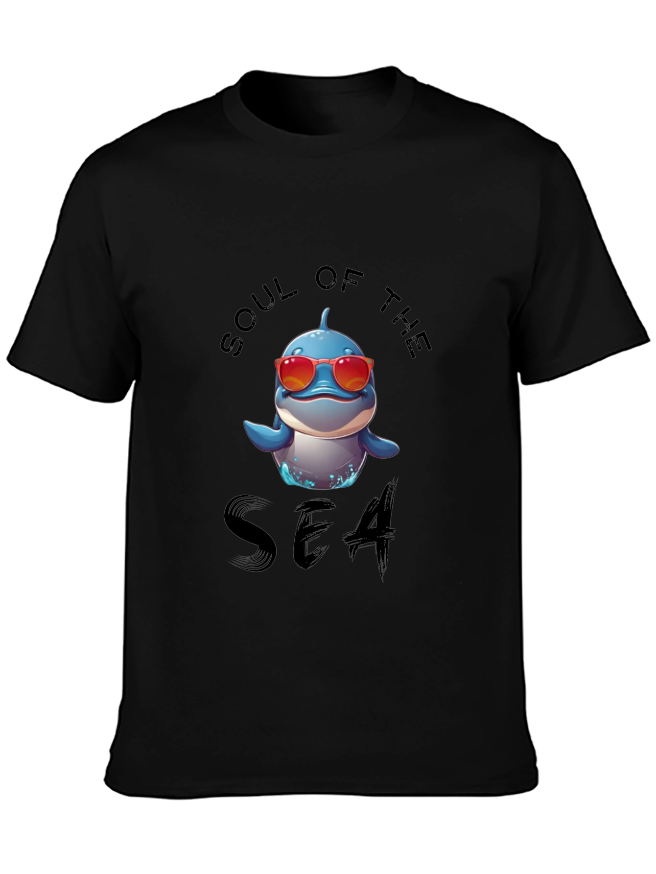 Soul of the Sea Dolphin Graphic T-Shirt - 3