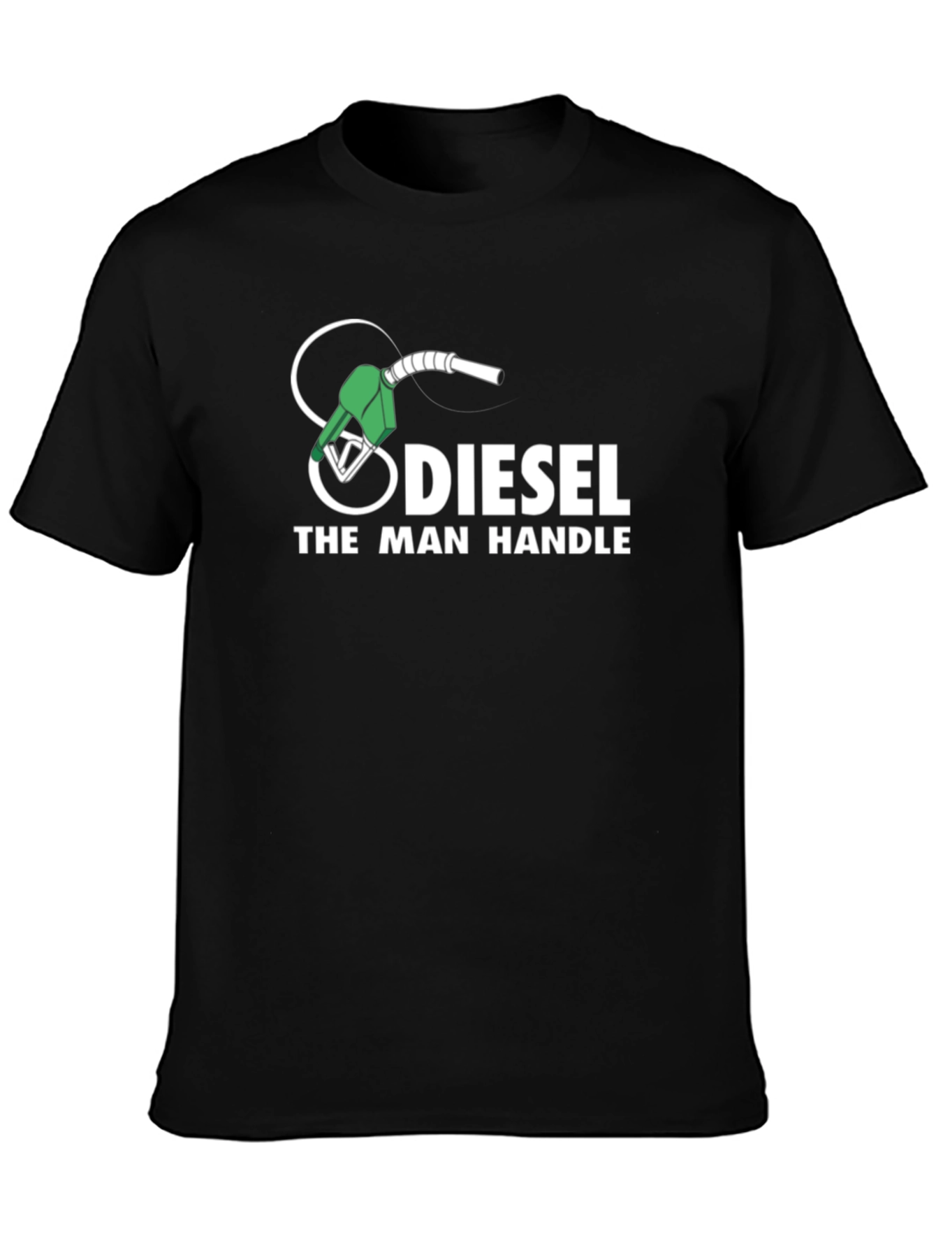 Black Diesel The Man Handle T-Shirt - Black view 3