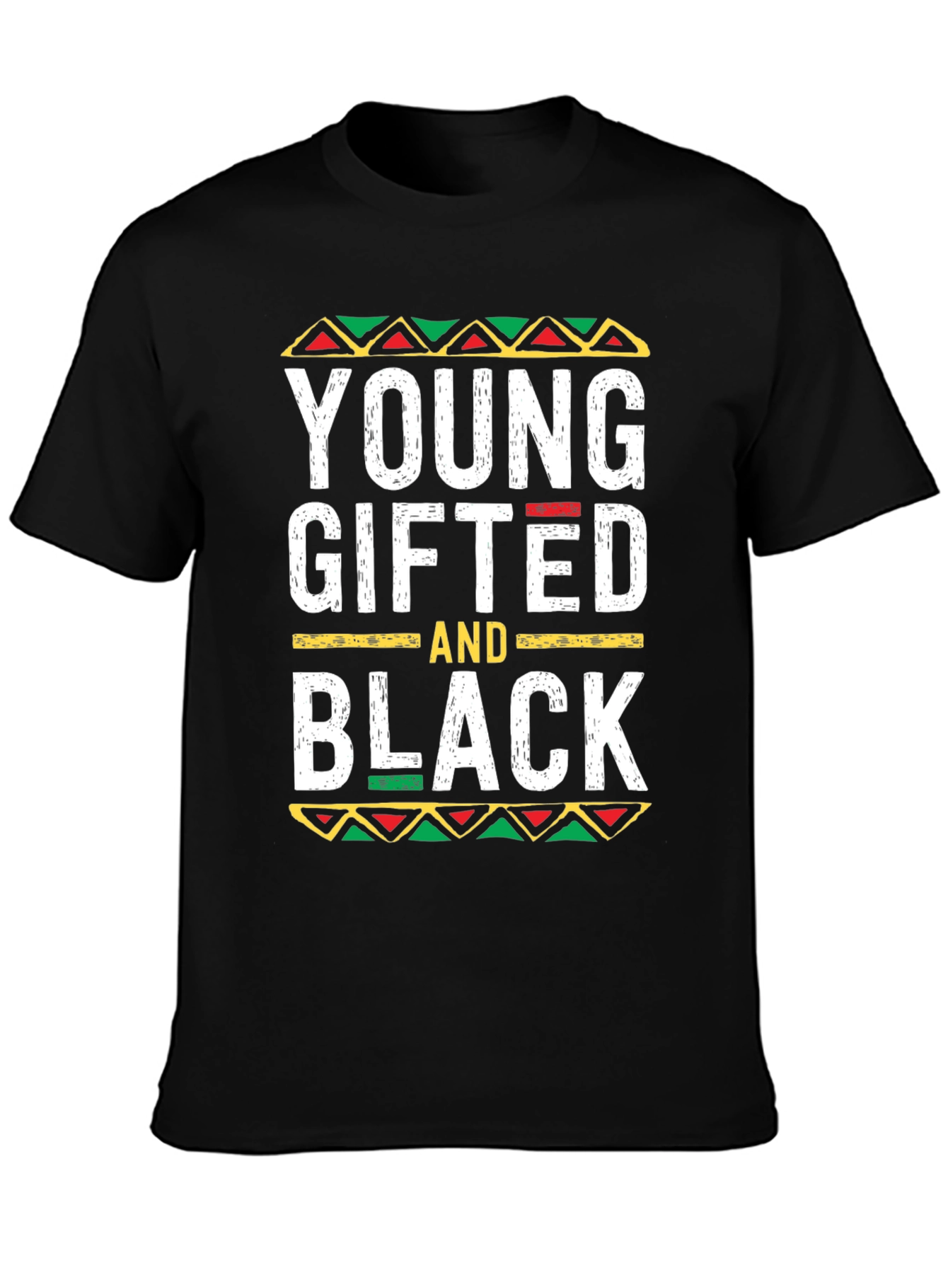 Black Young Gifted and Black T-Shirt view 3