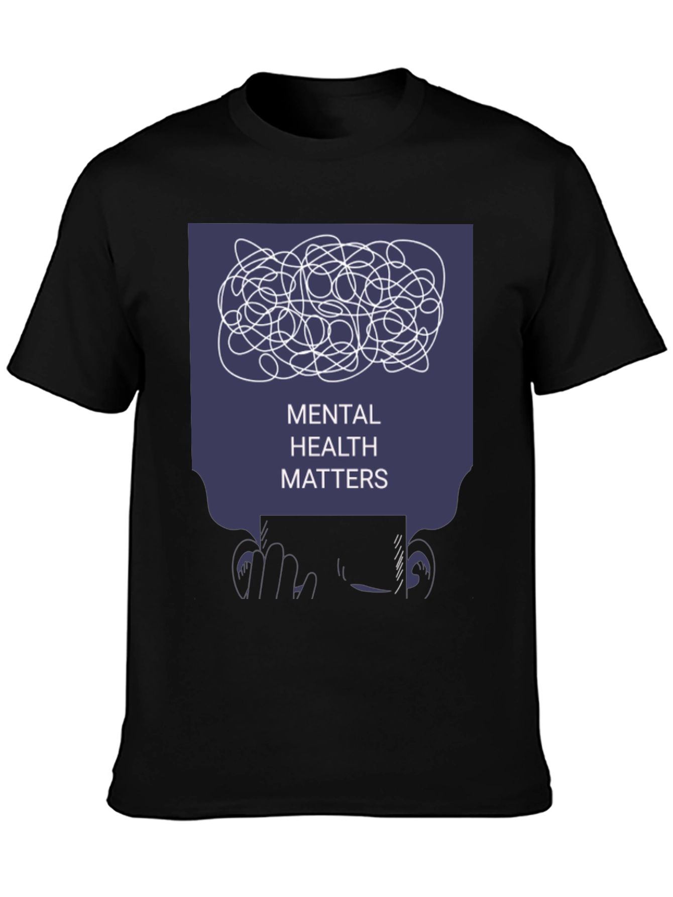 Black Mental Health Matters T-Shirt - Awareness & Support view 3