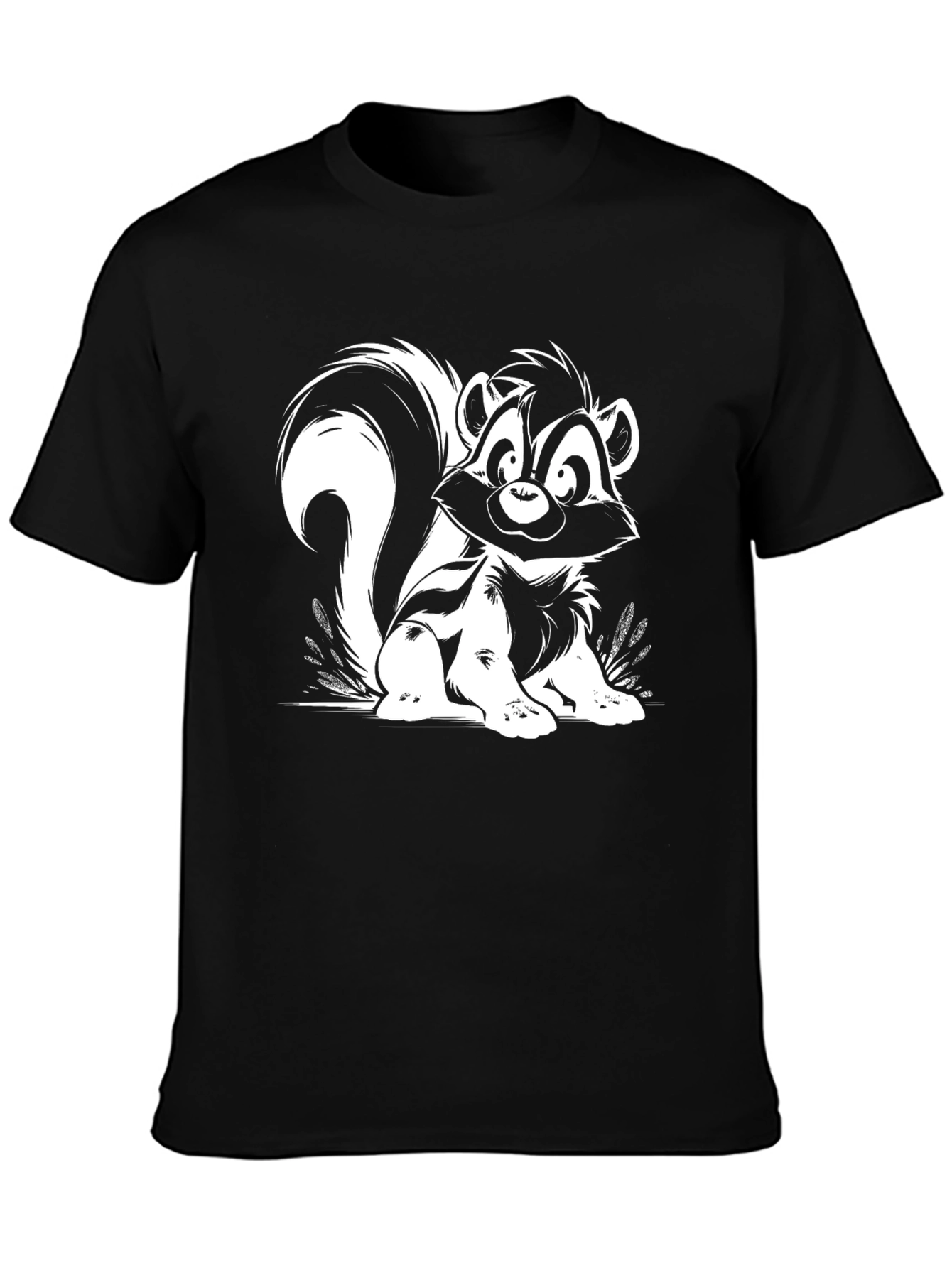 Black Skunk Graphic Tee - Black view 3