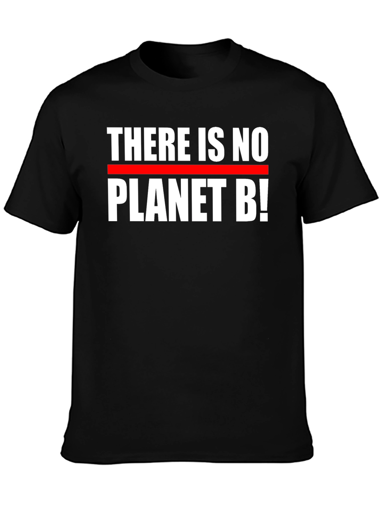 Black There is No Planet B! Graphic Tee view 3