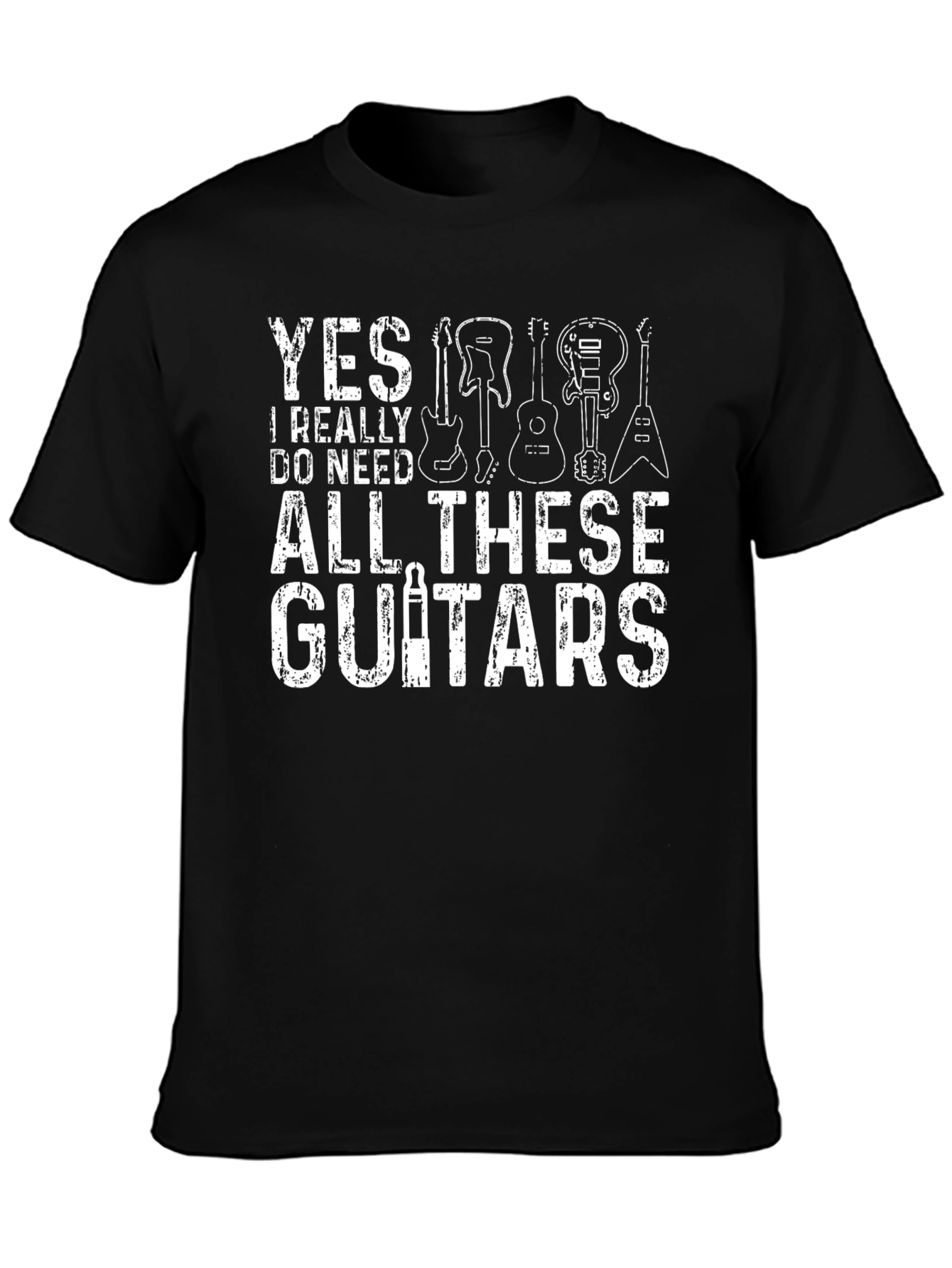 Yes, Guitars T-Shirt: Musician's Statement Tee - 3