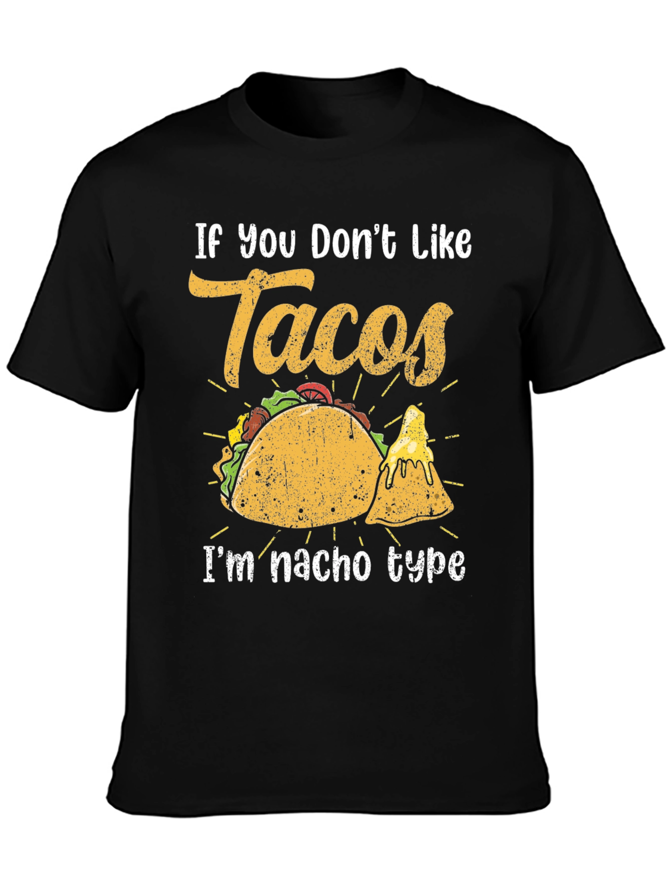 Black Taco Lover T-Shirt - If You Don't Like Tacos view 3