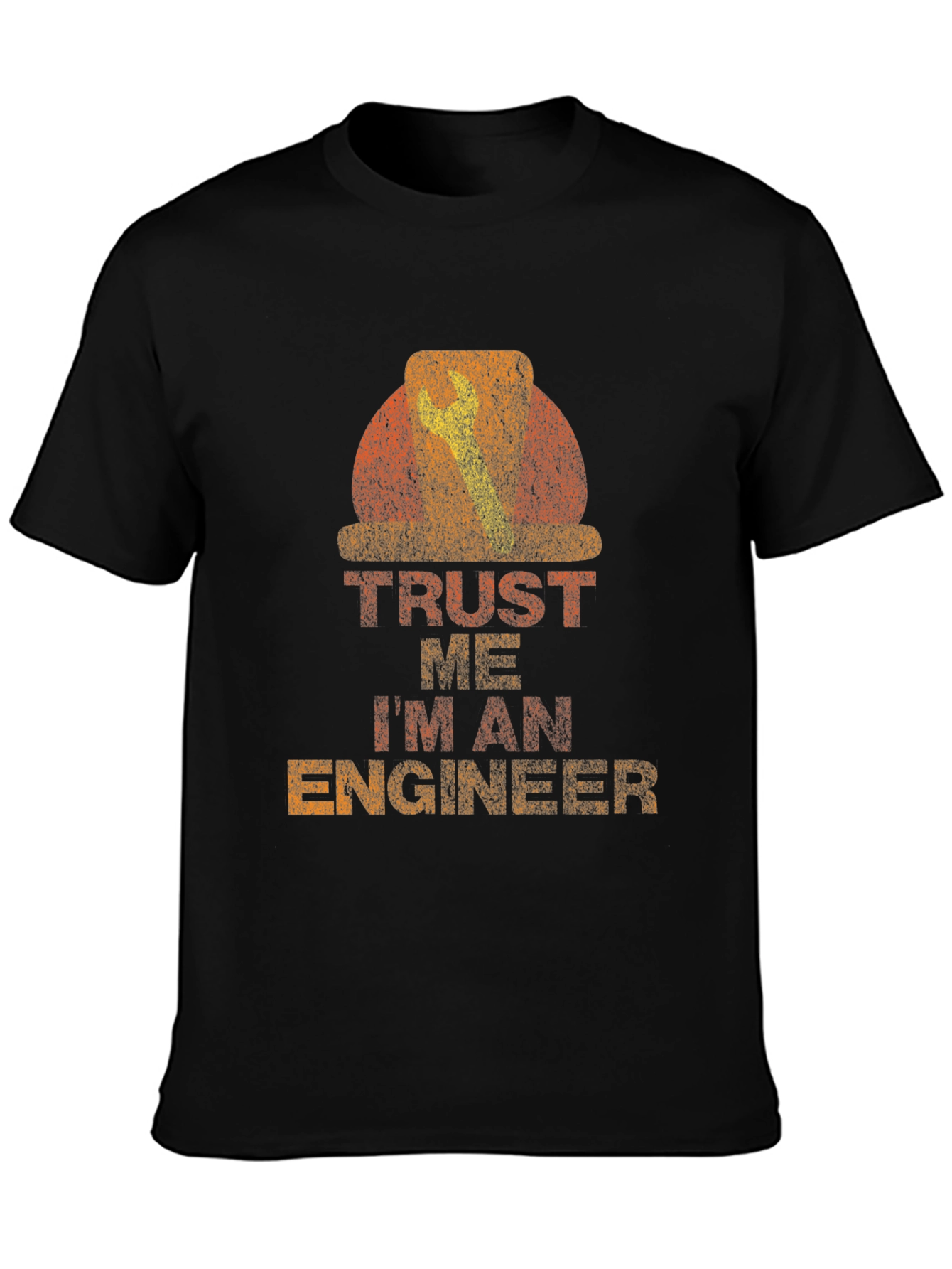 Black Trust Me I'm An Engineer Graphic Tee view 3