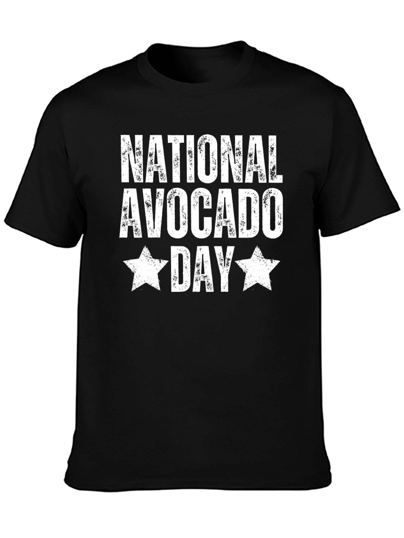 Black National Avocado Day Graphic Tee view 3