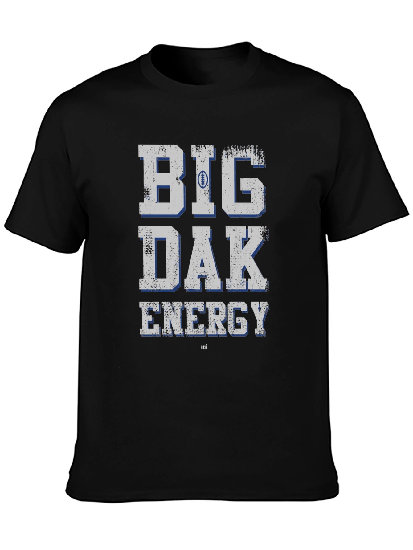 Black Big Oak Energy Graphic T-Shirt view 3
