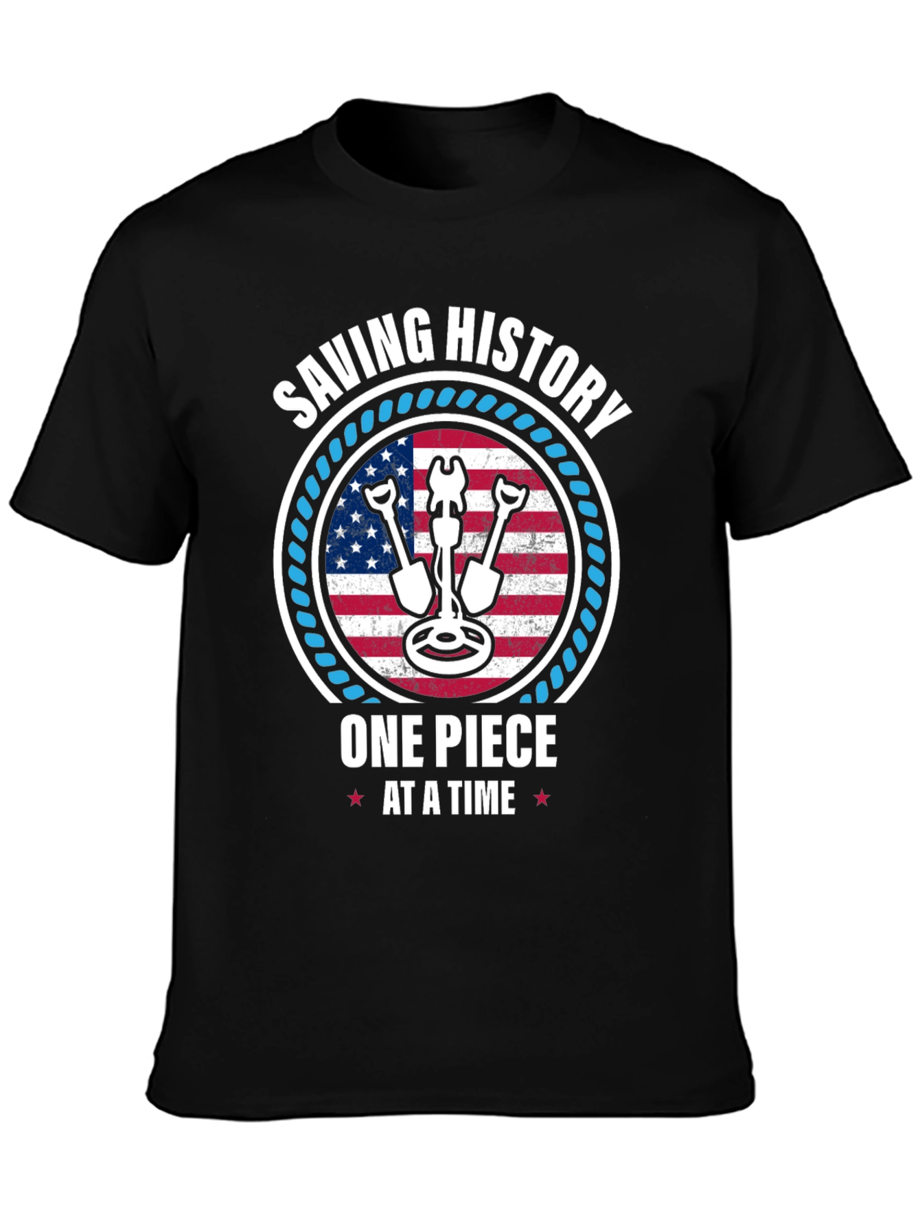 Black History Hunter Tee - Save History One Piece at a Time T-Shirt view 3