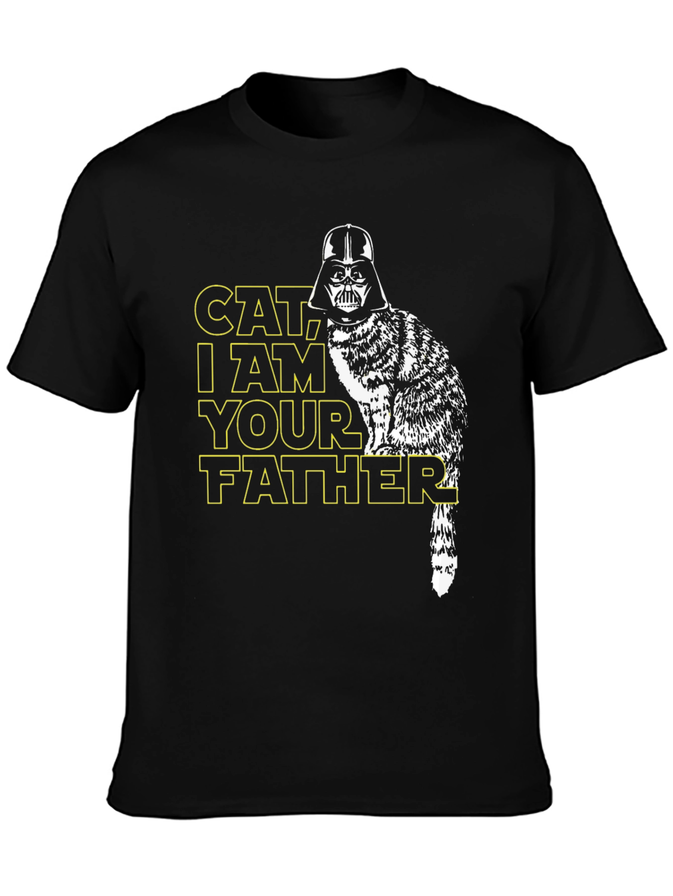 Black Cat I Am Your Father Graphic Tee view 3