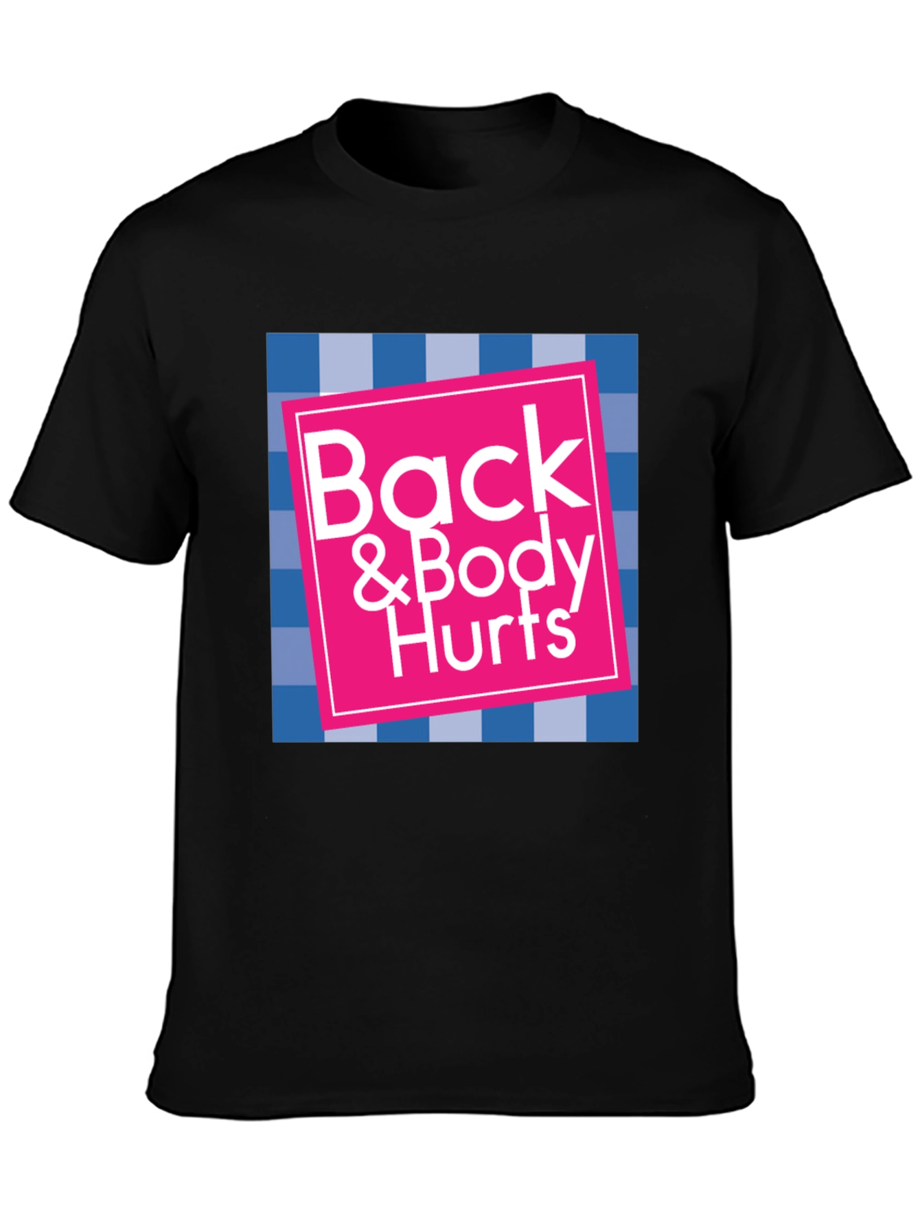 Black Back & Body Hurts Graphic T-Shirt view 3