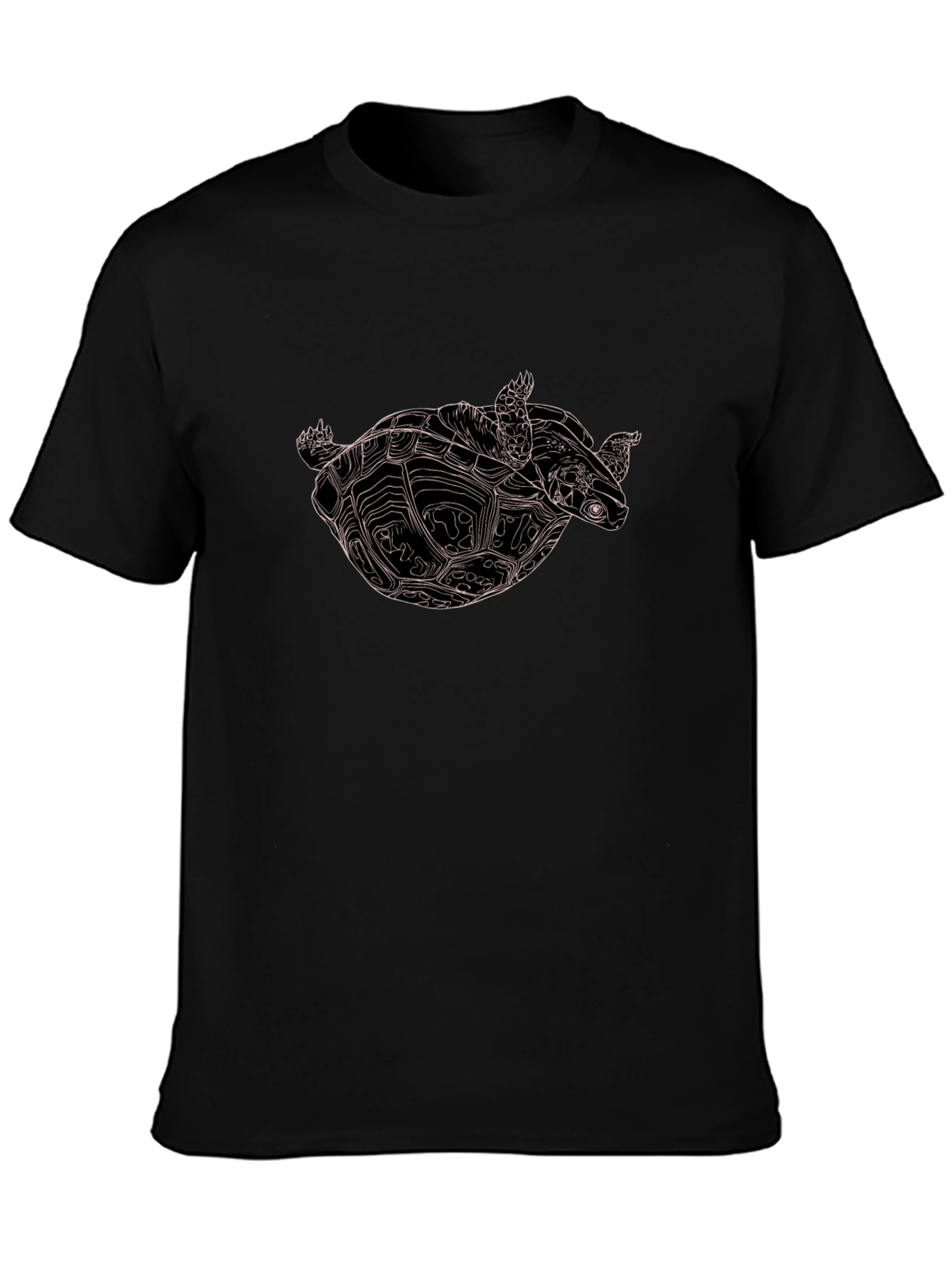 Black Black Turtle Graphic Tee view 3