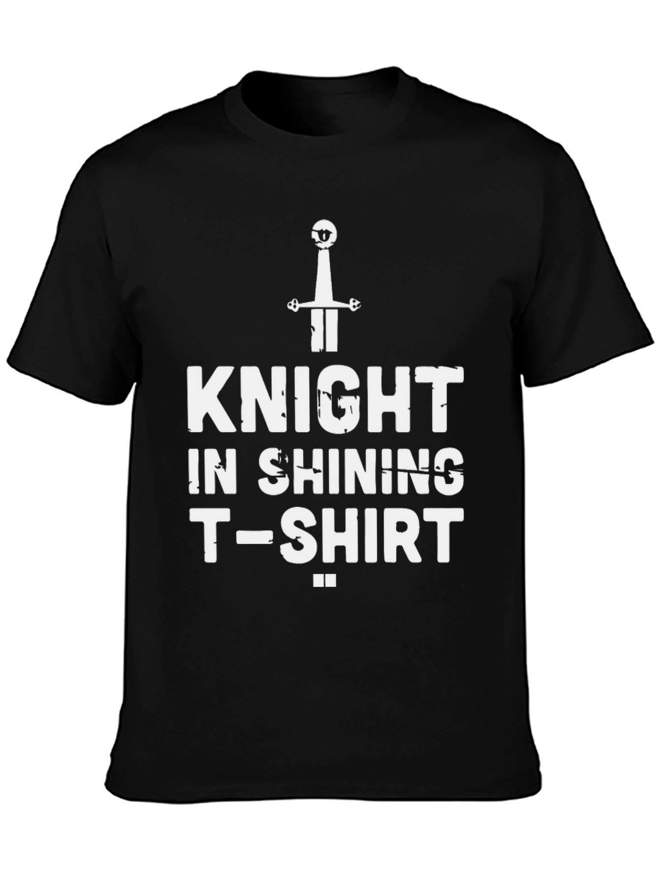 Black Knight in Shining T-Shirt Graphic Tee view 3