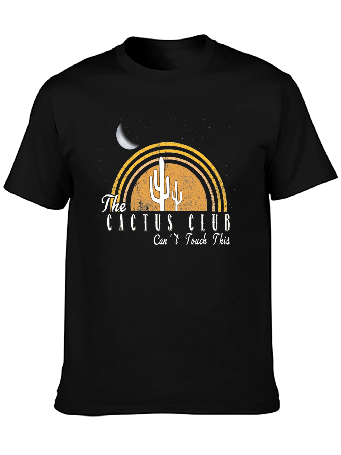Black Cactus Club Graphic Tee - Can't Touch This view 3