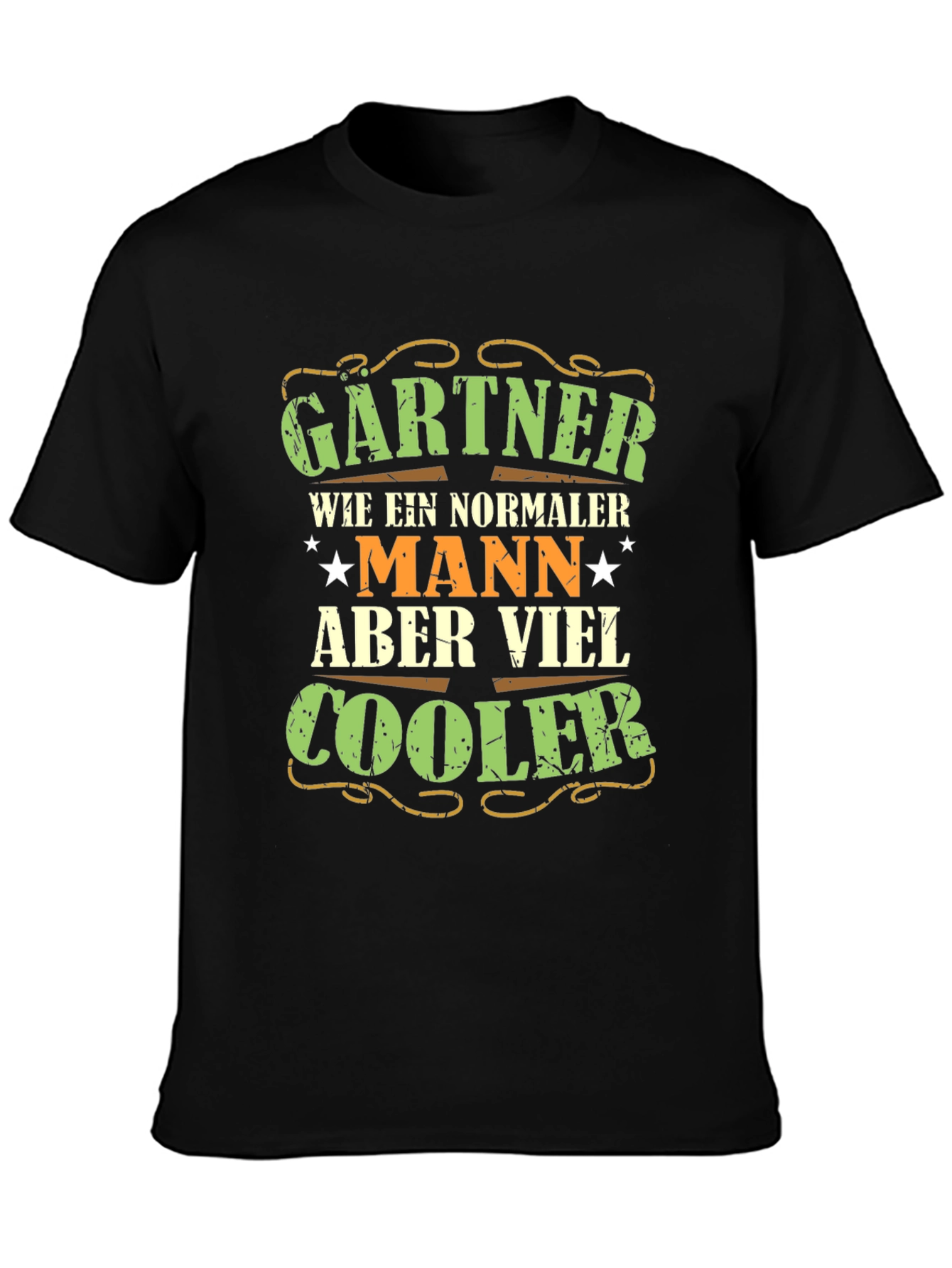 Black Gardener Cooler T-Shirt view 3