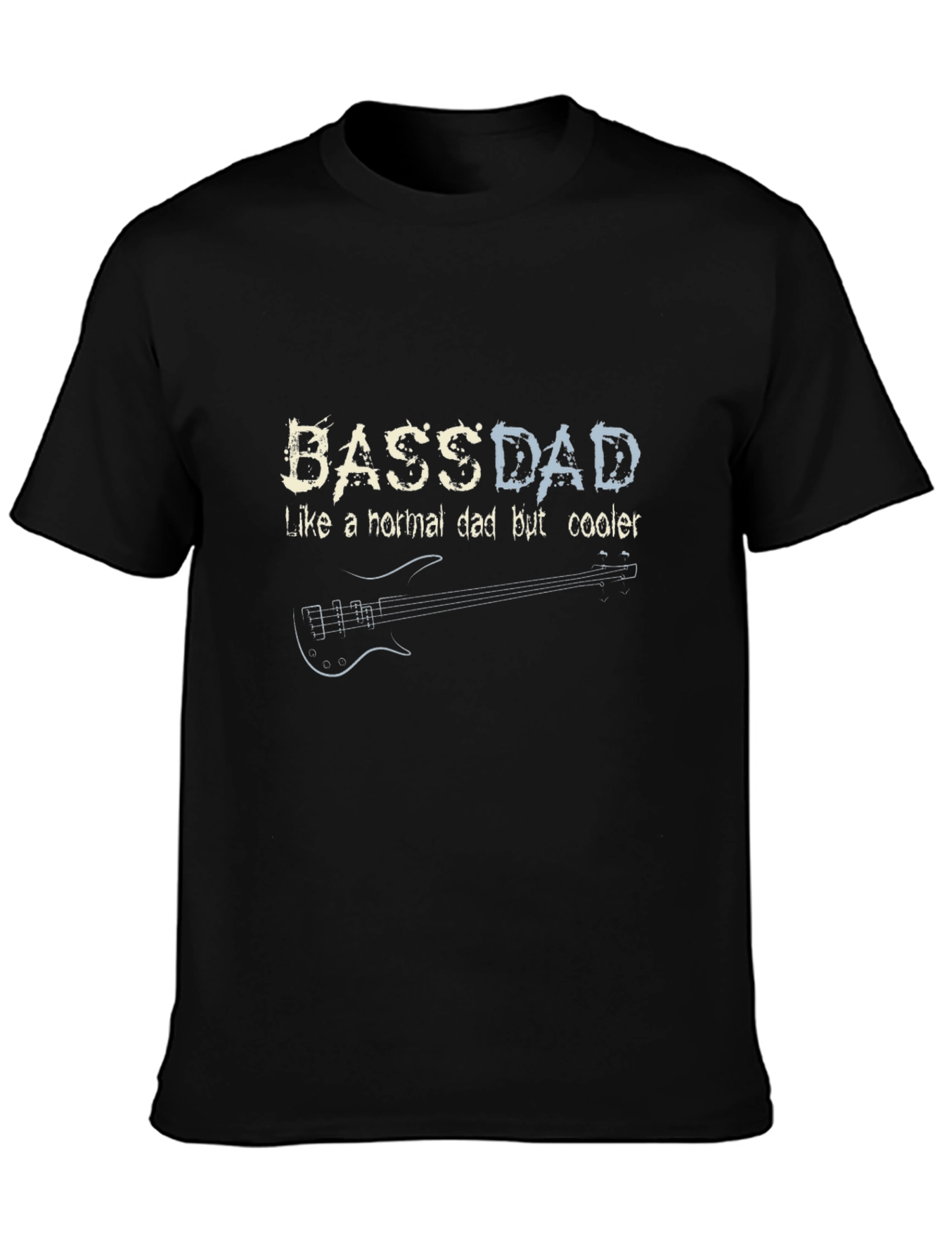 Black Bass Dad Graphic T-Shirt view 3