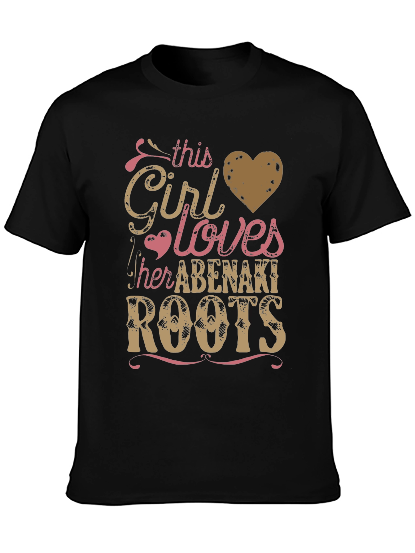 Abenaki Roots Girl's T-Shirt - 3
