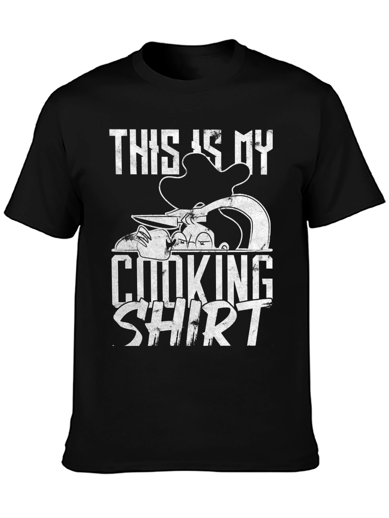 Black This is My Cooking Shirt - Chef T-Shirt view 3