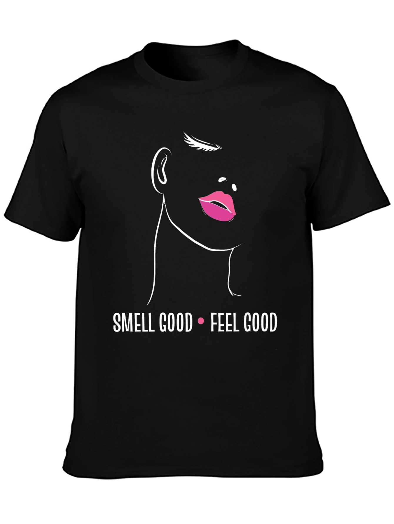 Black Smell Good Feel Good Graphic Tee view 3