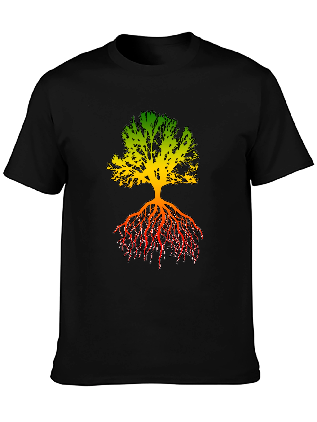 Rasta Tree Graphic T-Shirt - Roots & Culture - 3