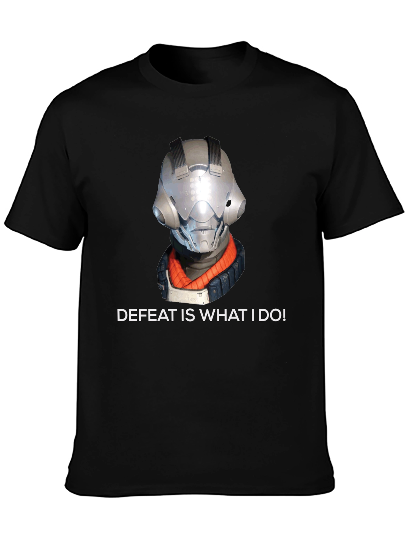 Black Defeat is What I Do T-Shirt - Gaming Tee view 3