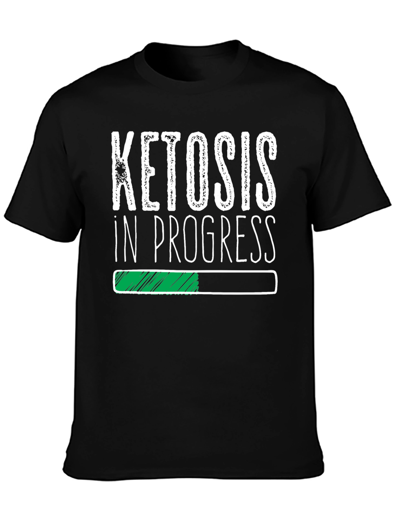 Black Ketosis in Progress T-Shirt - Black view 3