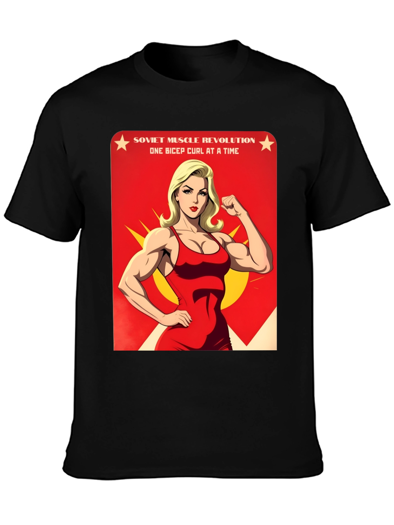 Soviet Muscle Revolution Graphic T-Shirt - 3