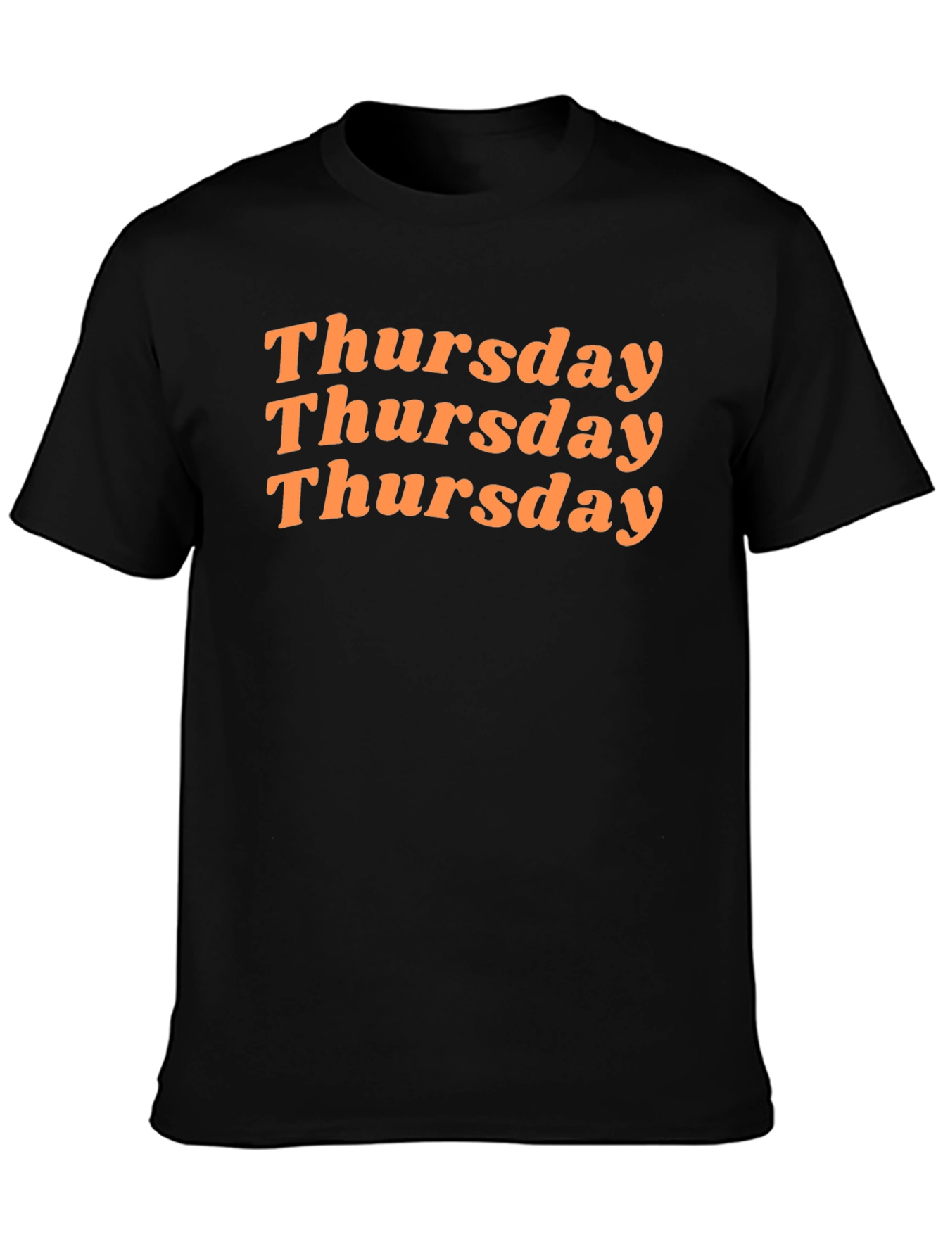 Black Thursday Graphic Tee - Black Cotton Blend view 3