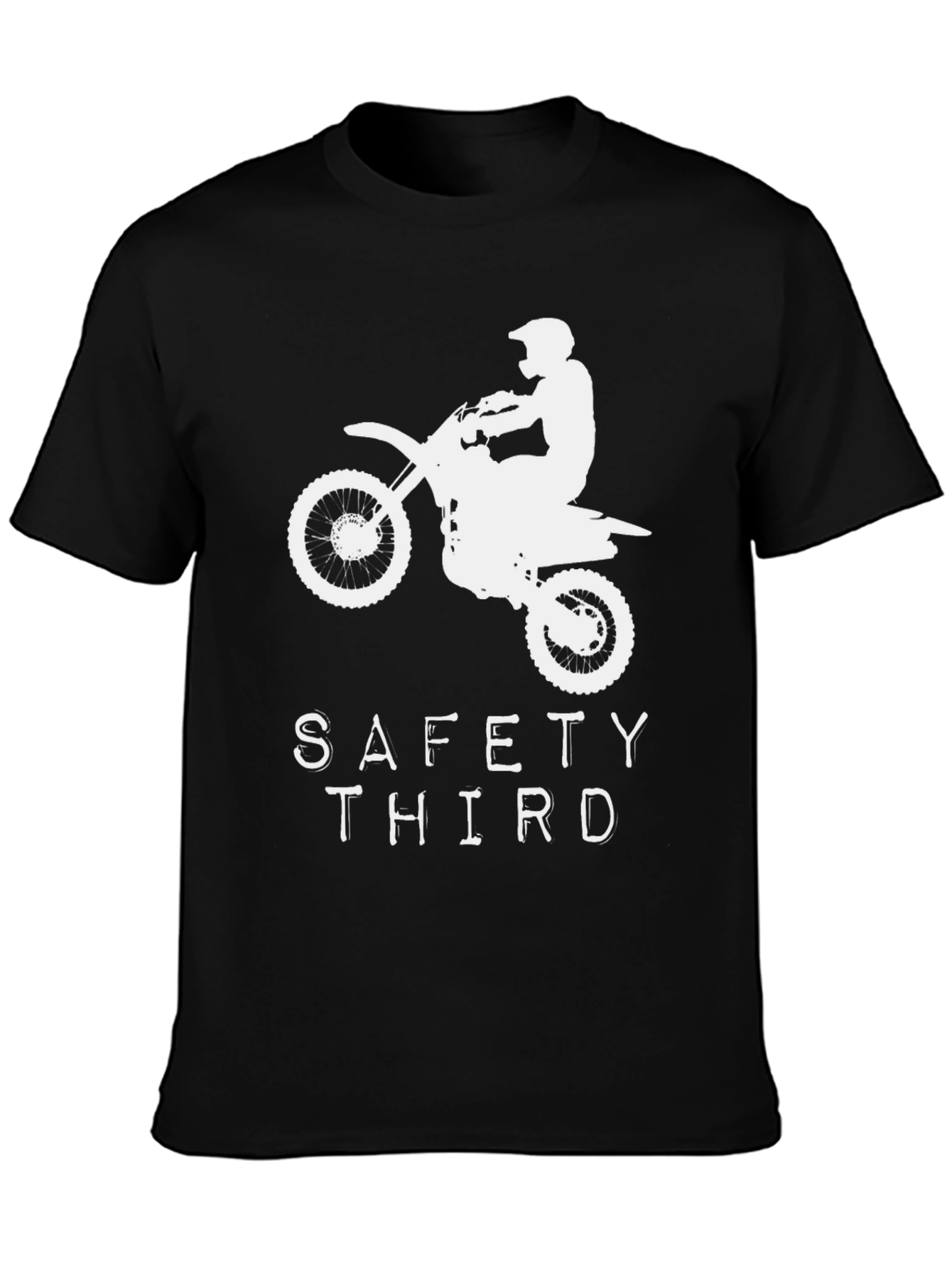 Black Safety Third Motocross T-Shirt view 3
