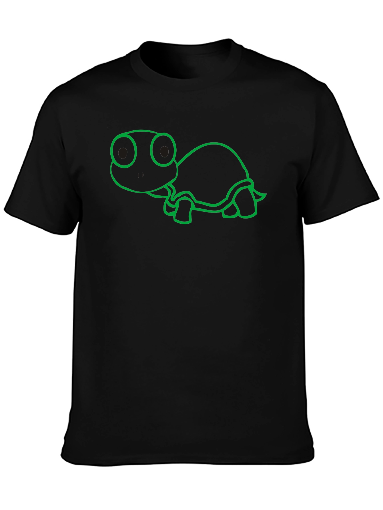 Black Turtle Graphic Tee - Black T-Shirt view 3
